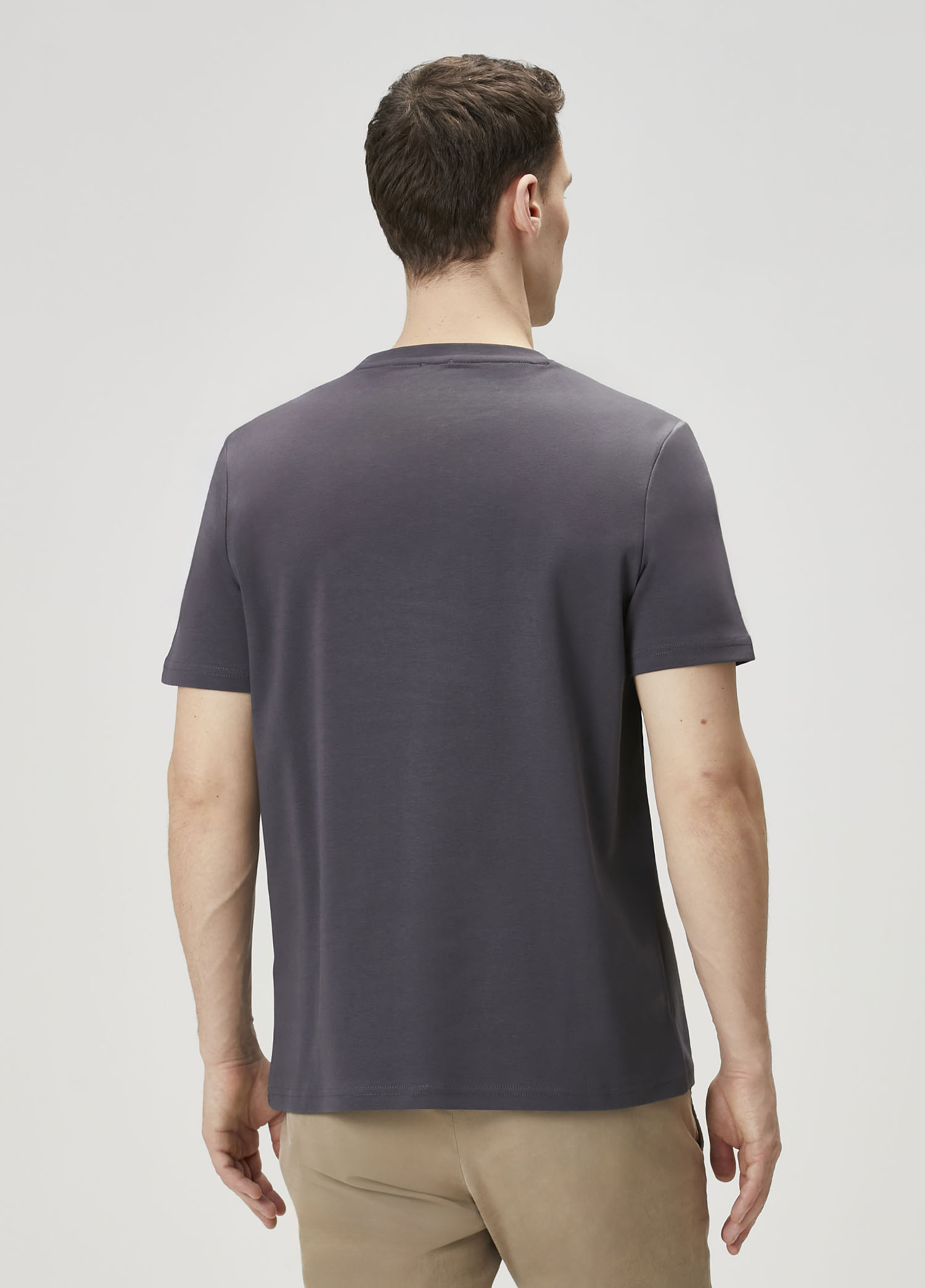 Regular Fit Antrasit T-shirt_3