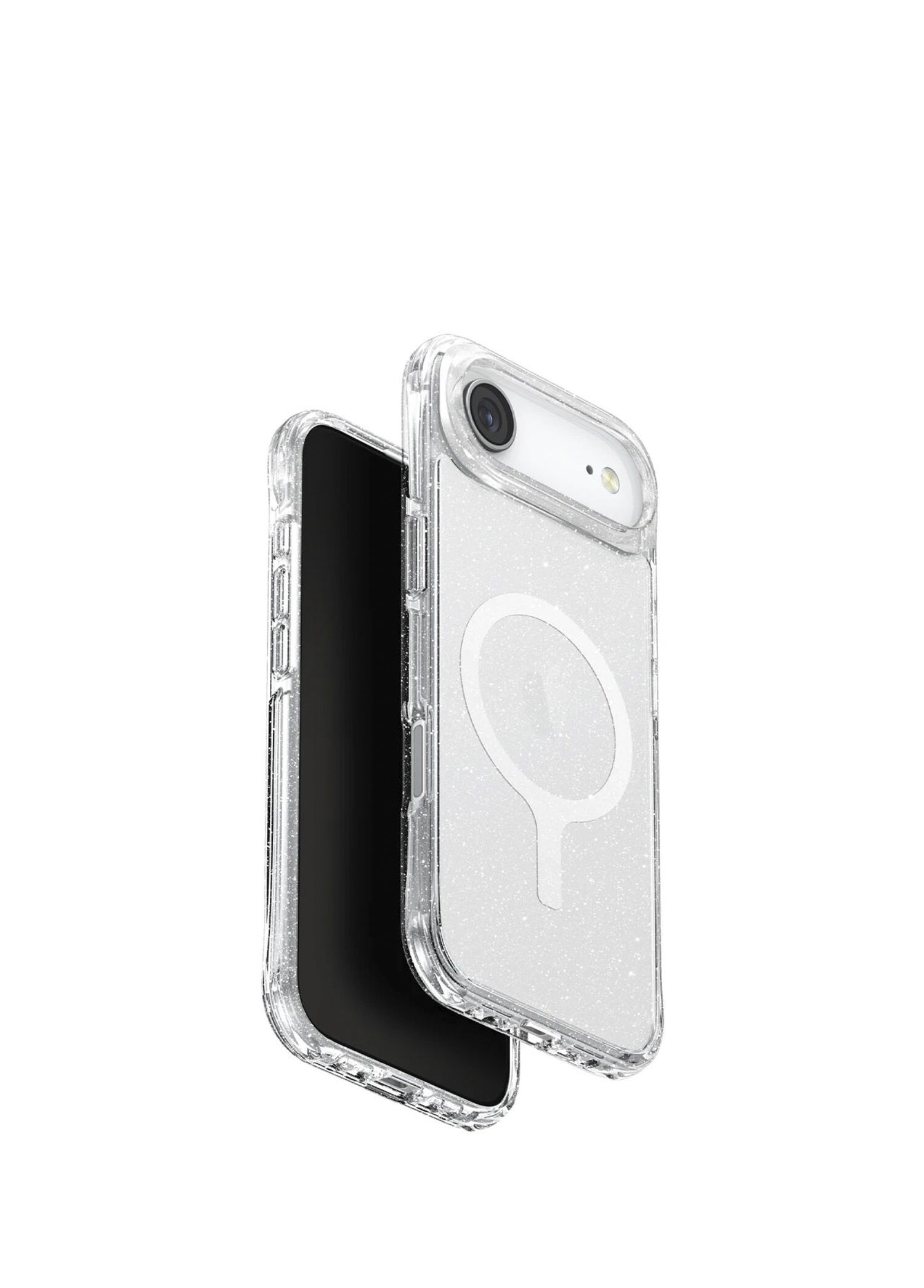 LifePro Xtreme iPhone 17 Air Şeffaf Simli MagSafe Uyumlu Telefon Kılıfı