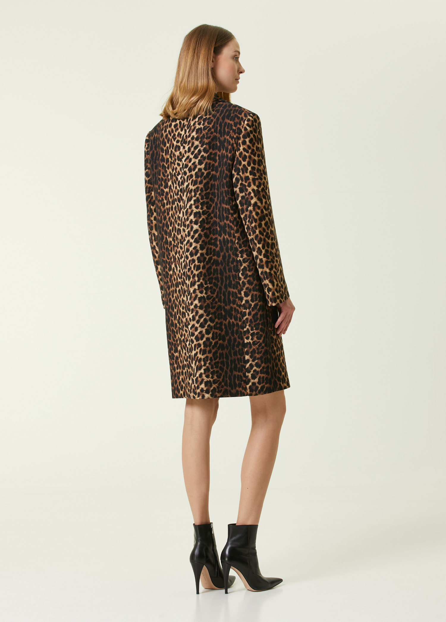 Beymen Leopar Desenli Yün Palto. 5 Beymen Leopar Desenli Yün Palto. 5