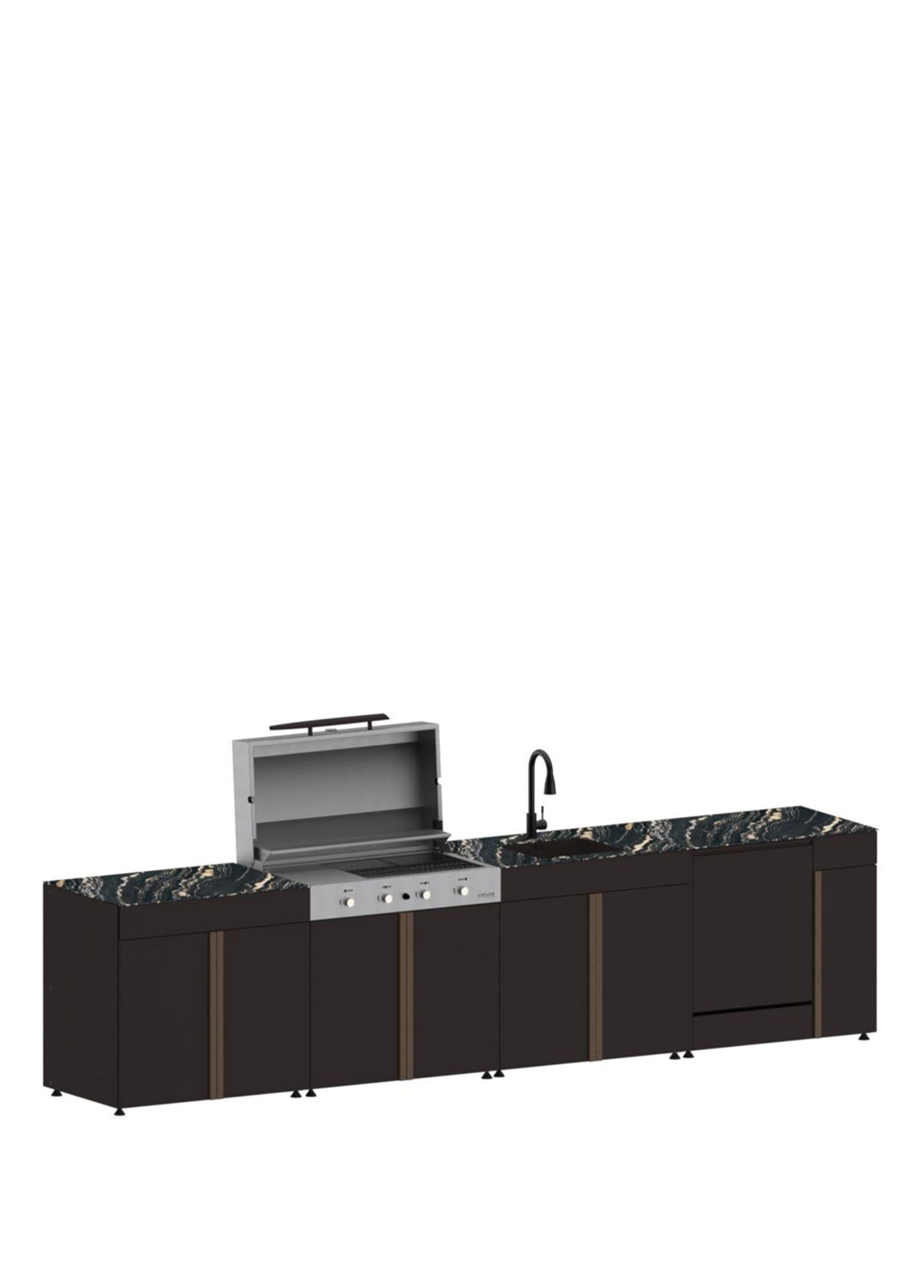 Pure 4003 4 Modül Bahçe Mutfak Seti