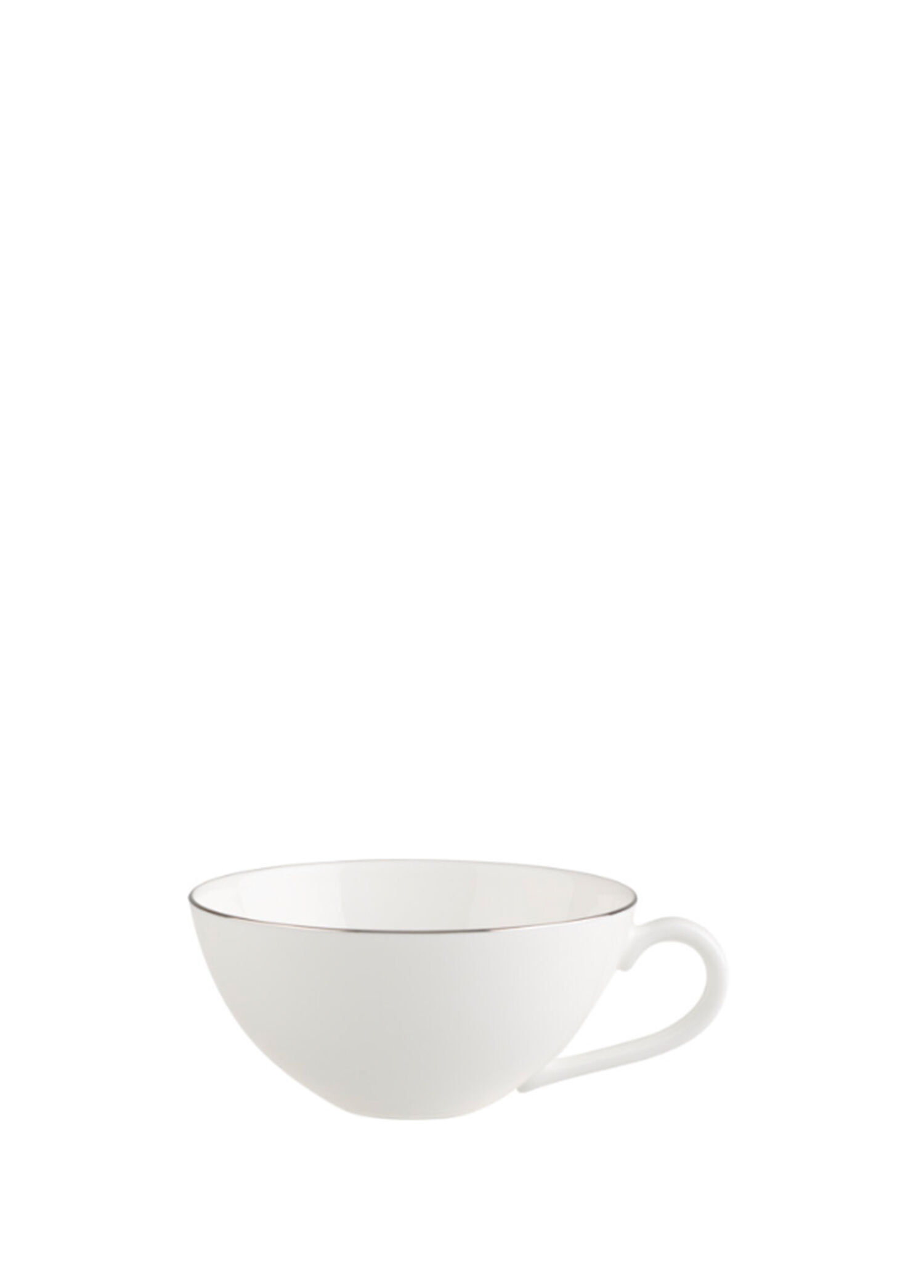 P Villeroy Boch Anmut Platinum No1 Kemik Porselen Beyaz Cay Fincani