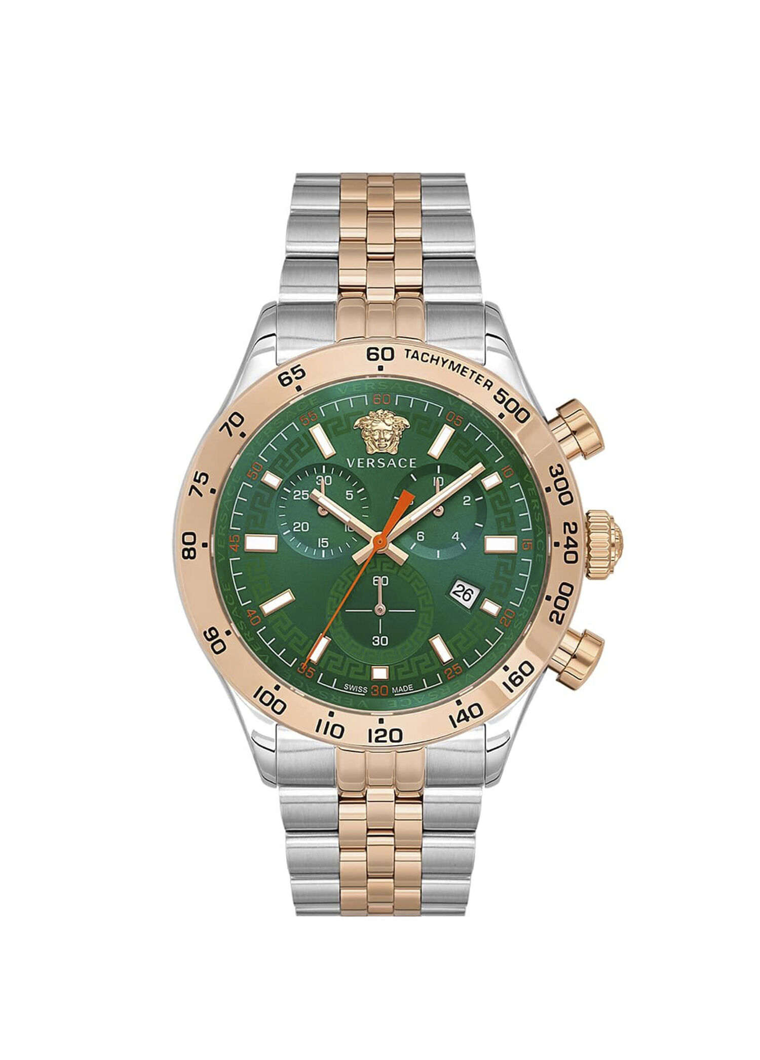 VRSCVE2U00924 Rose Gold Metalik Gri Çelik Erkek Kol Saati