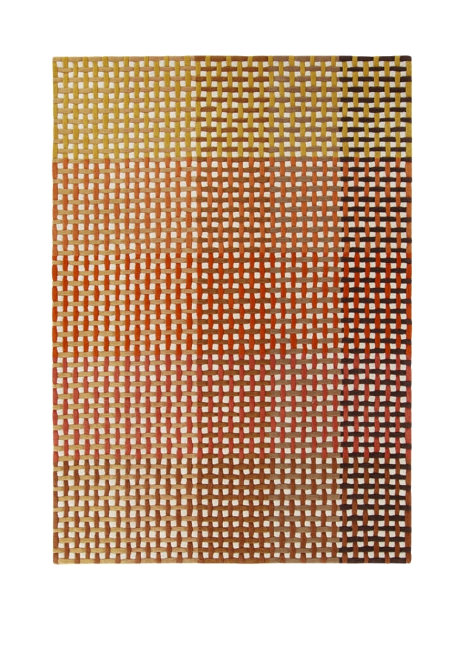 Entrelacs Safran Yün Halı 205 x 297 cm