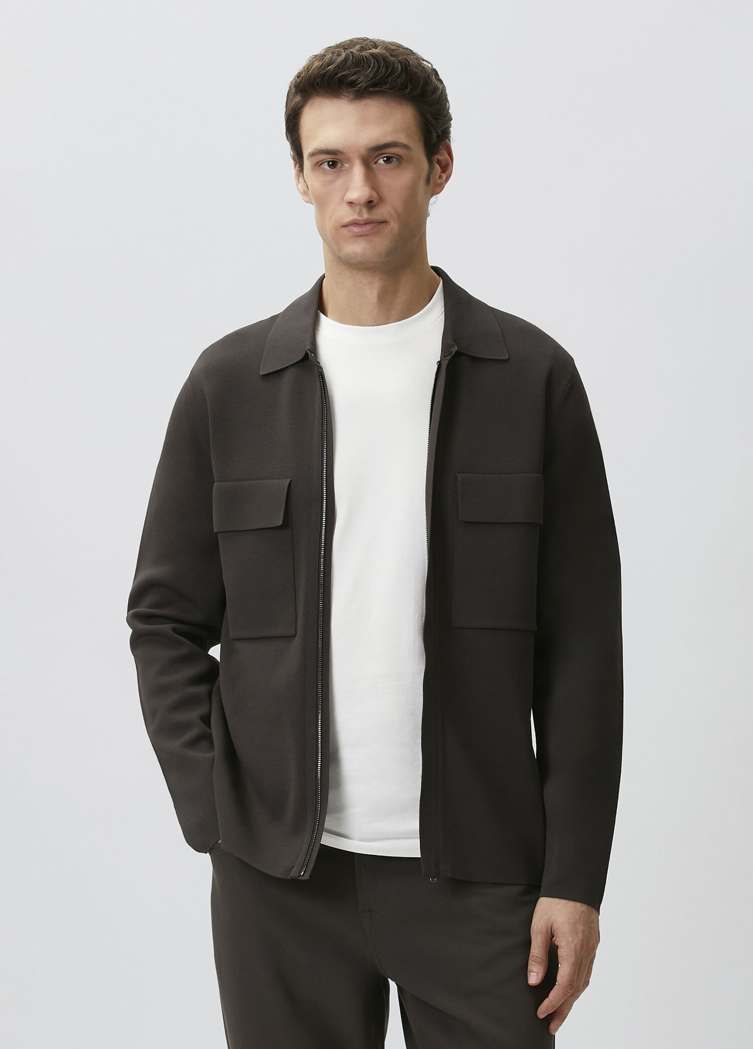 Brown Knit Shirt