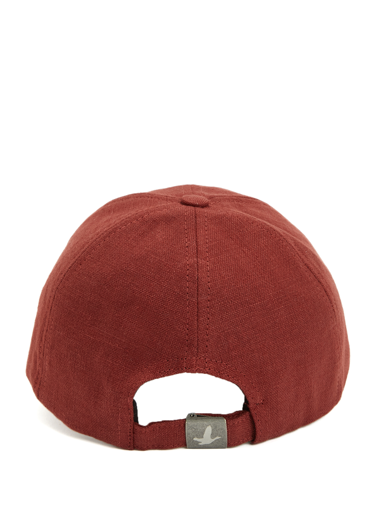 Bordo Unisex Keten Şapka_2