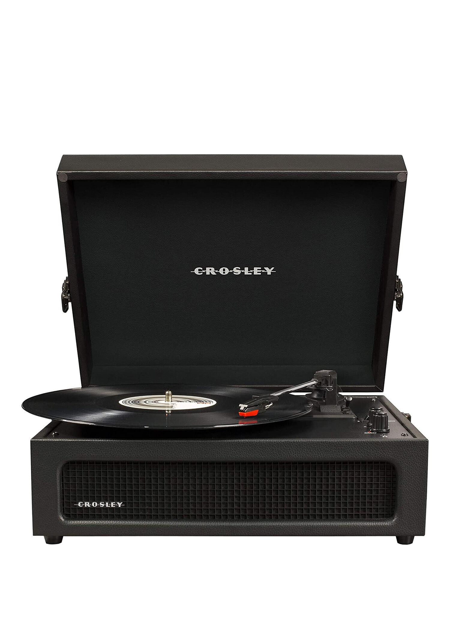 Voyager Vintage Black Bluetooth Alıcılı ve Taşınabilir Pikap