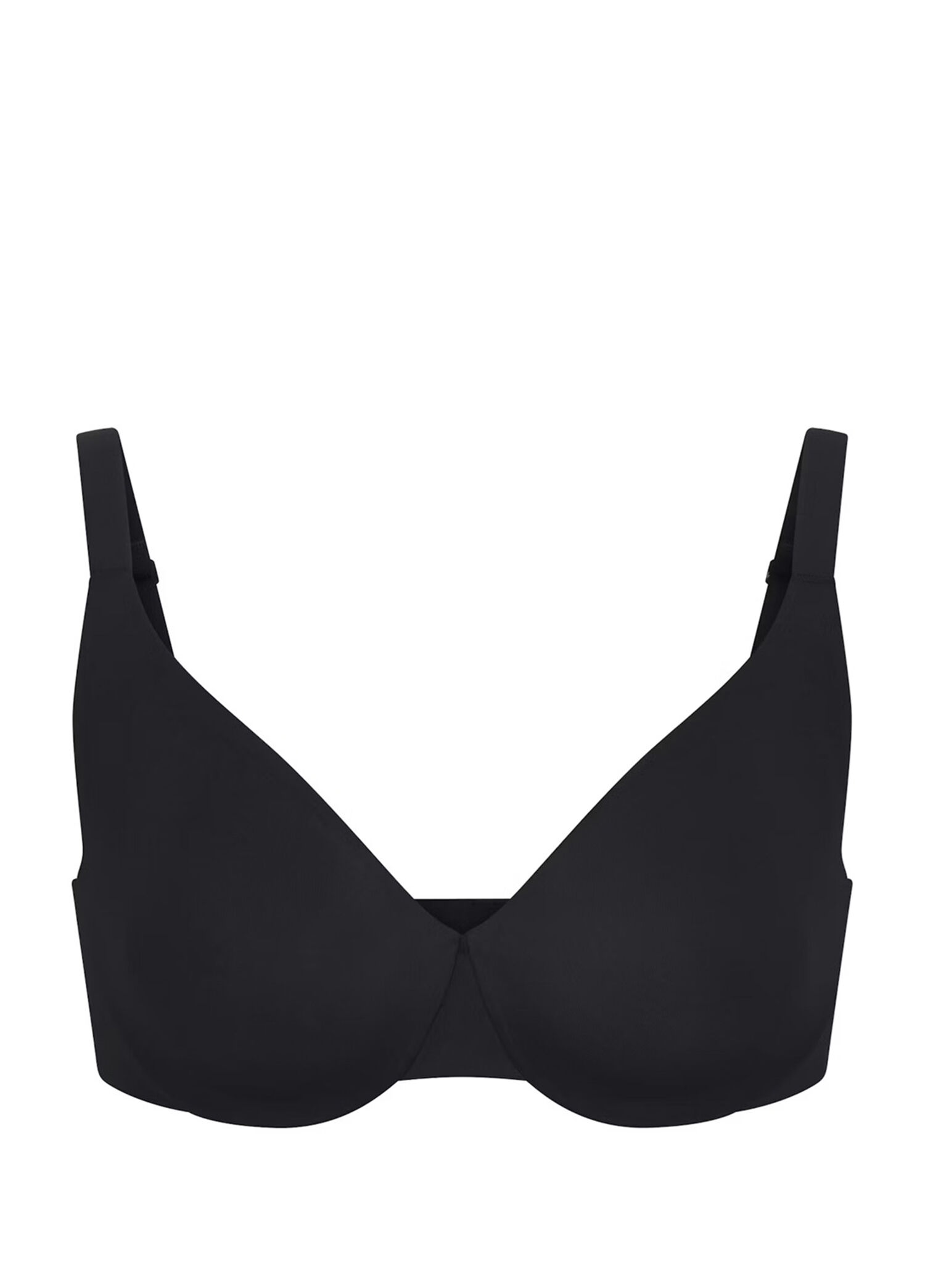 Unlined Full Coverage Siyah Sütyen