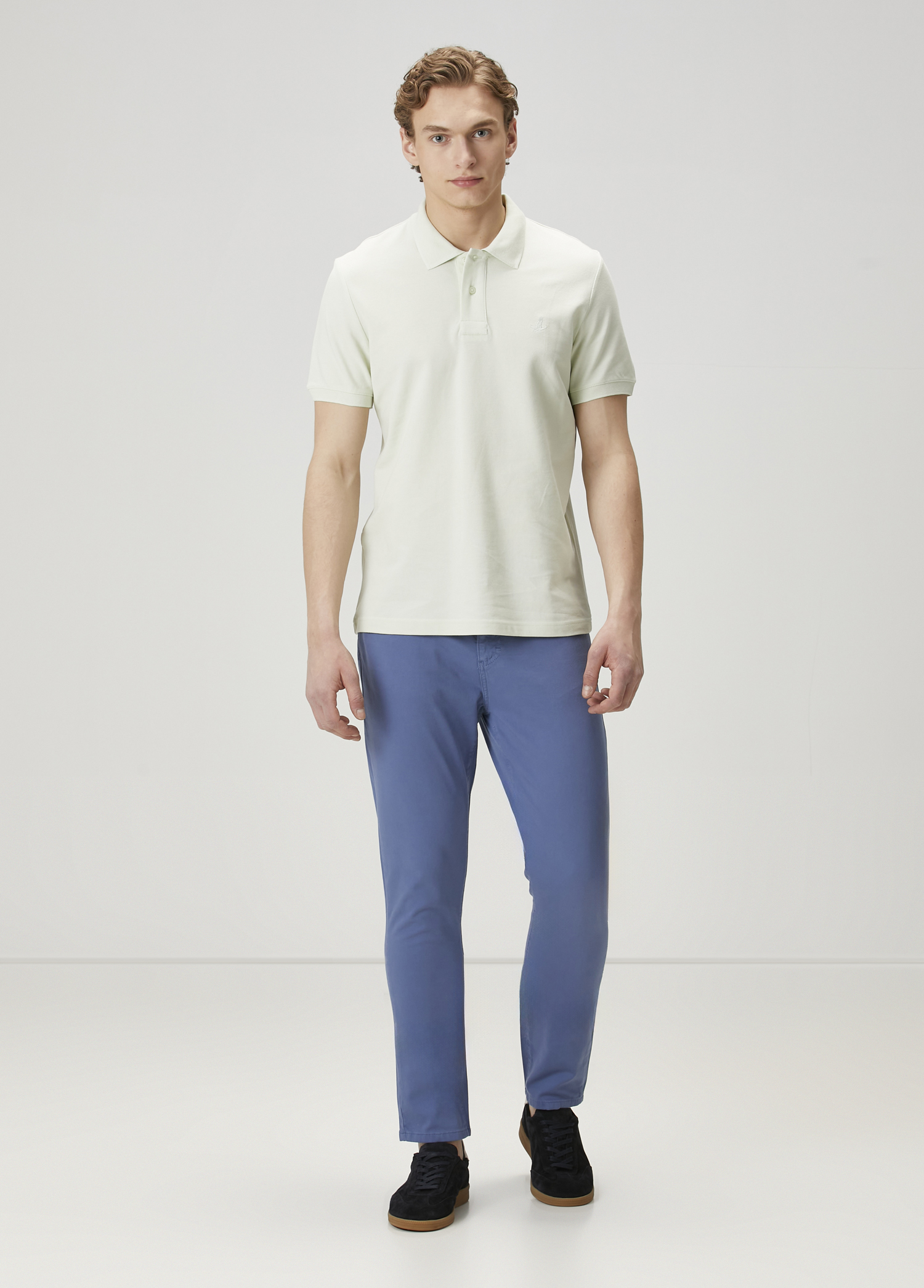 Slim Fit Mavi Pantolon