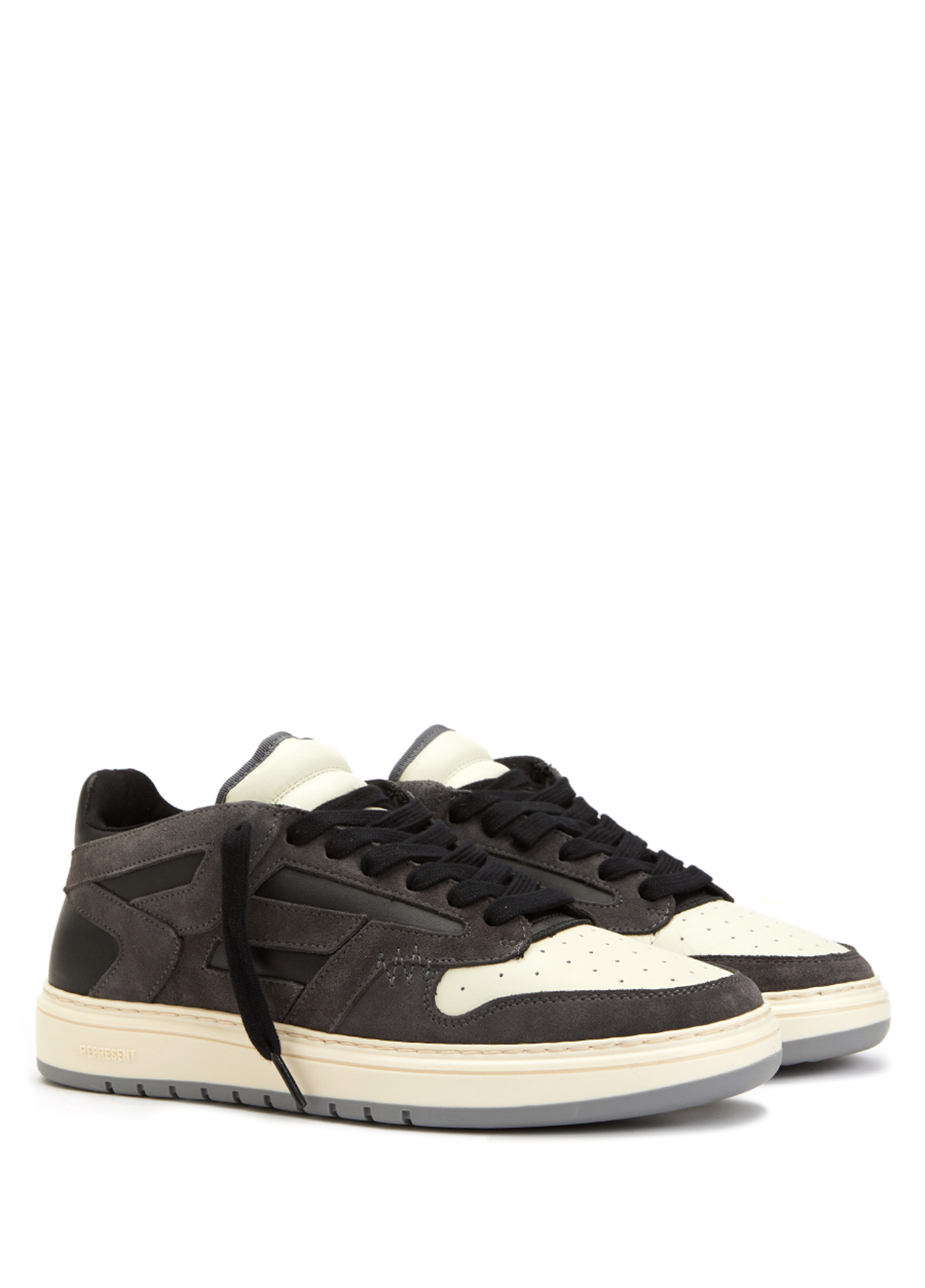 Beymen Antrasit Beyaz Logolu Erkek Süet Sneaker. 2 Beymen Antrasit Beyaz Logolu Erkek Süet Sneaker. 2