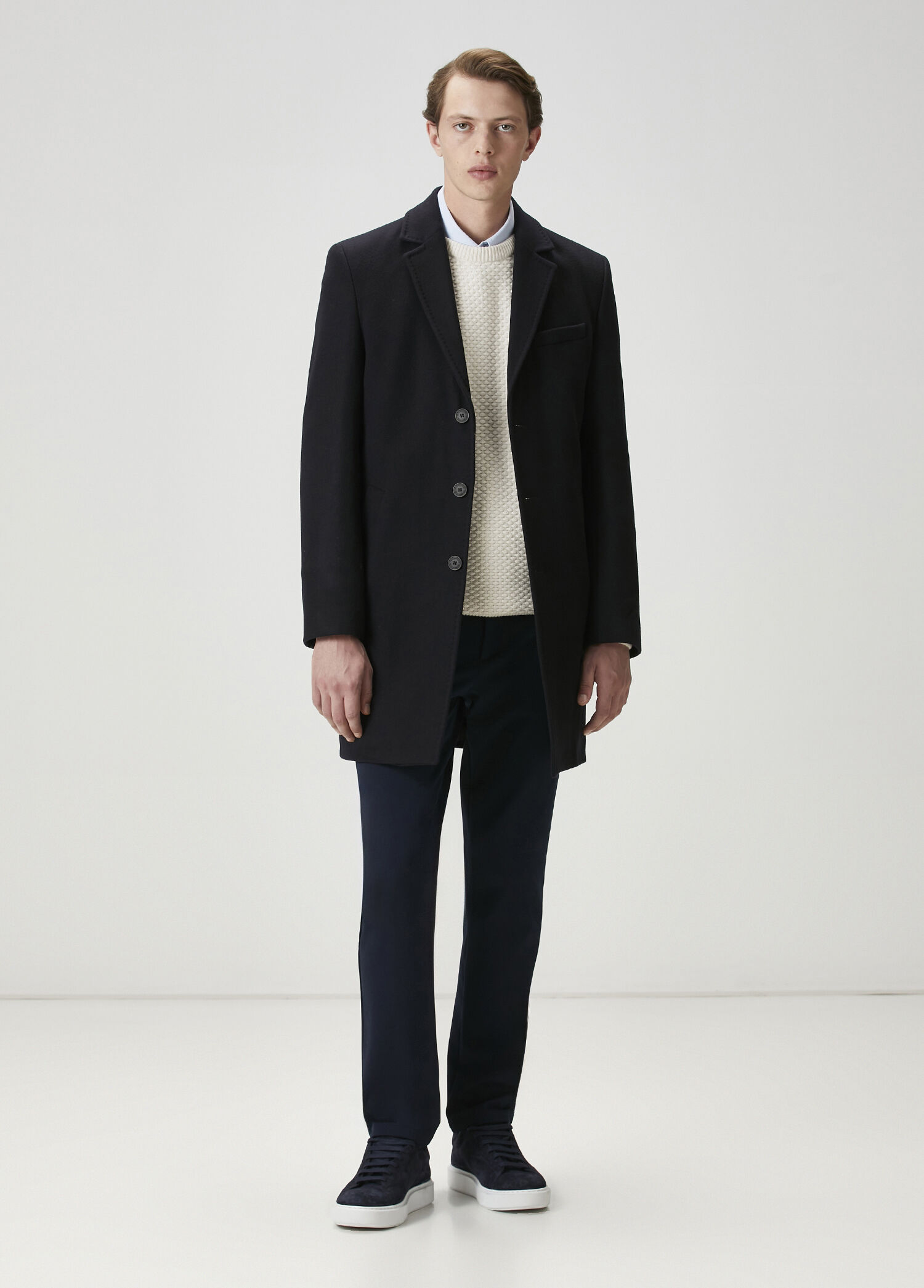 Slim Fit Lacivert Pantolon