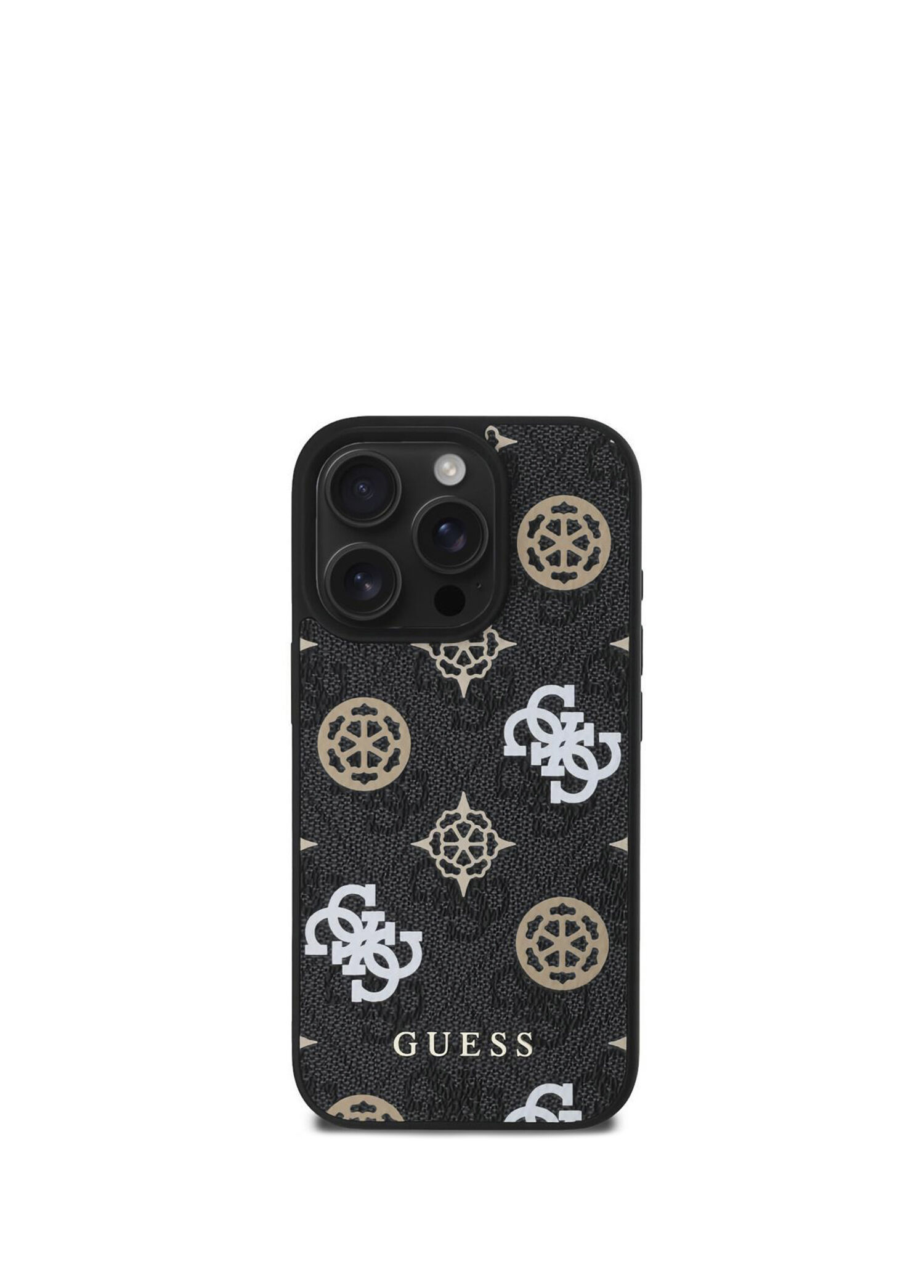 Guess Peony 4G Logolu iPhone 16 Pro Max Magsafe Uyumlu Telefon Kılıfı