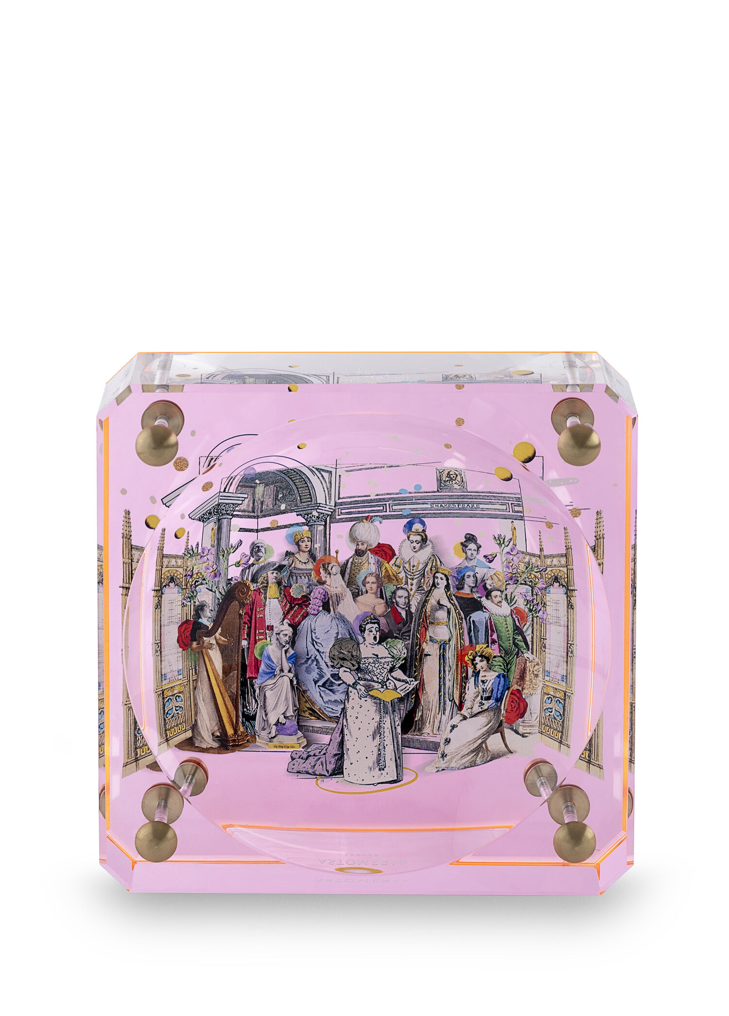 Shakespeare Pembe Pleksi Kase - Küçük