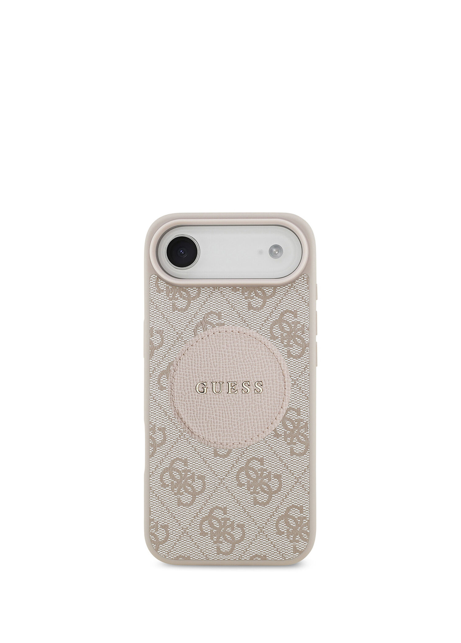 Circle Classic Serisi iPhone 17 Air Yazı Logolu Magsafe Uyumlu Pembe Telefon Kılıfı