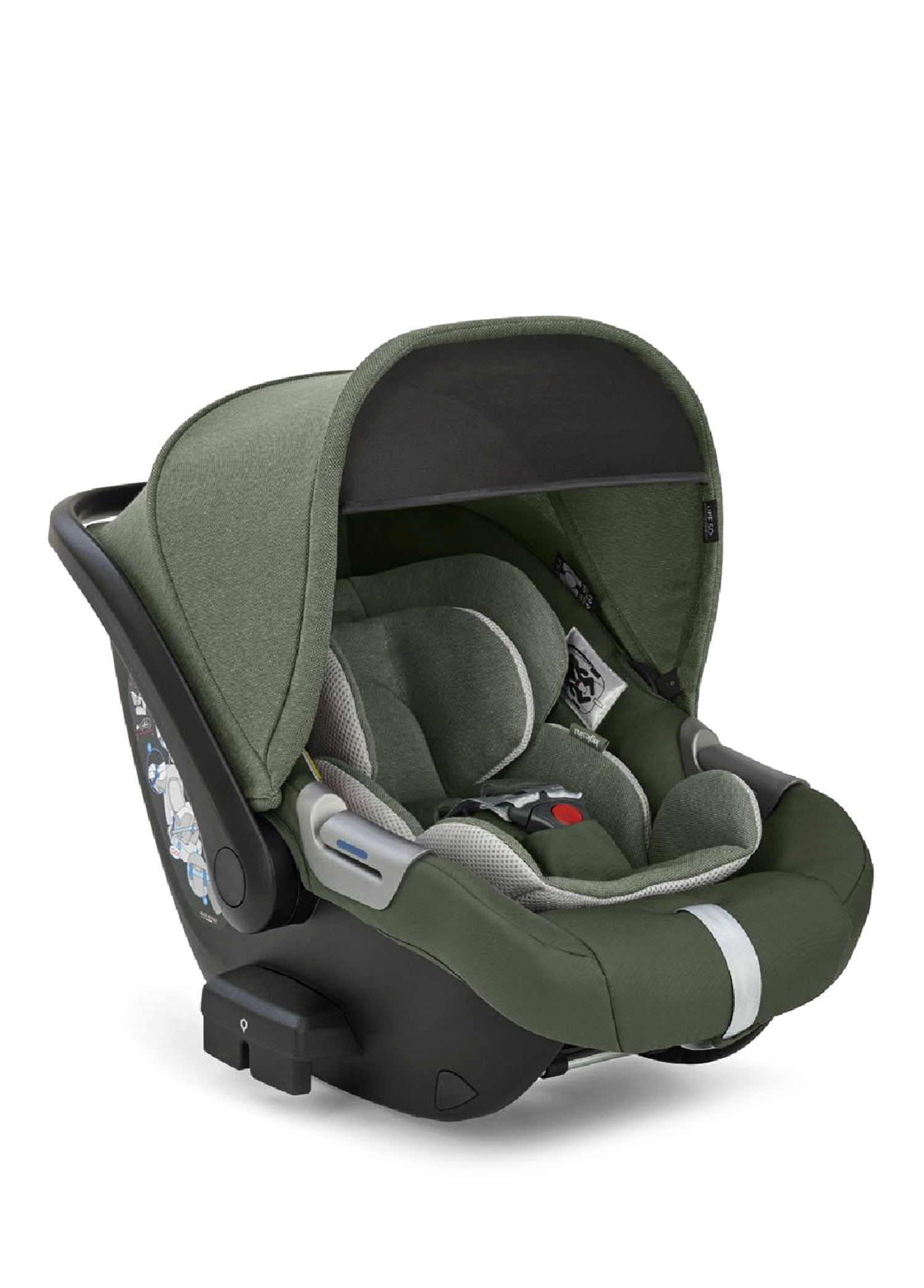 Darwin Infant İsofix'li 0-13 Kg Tribeca Green Bebek Ana Kucağı ve Oto Koltuğu