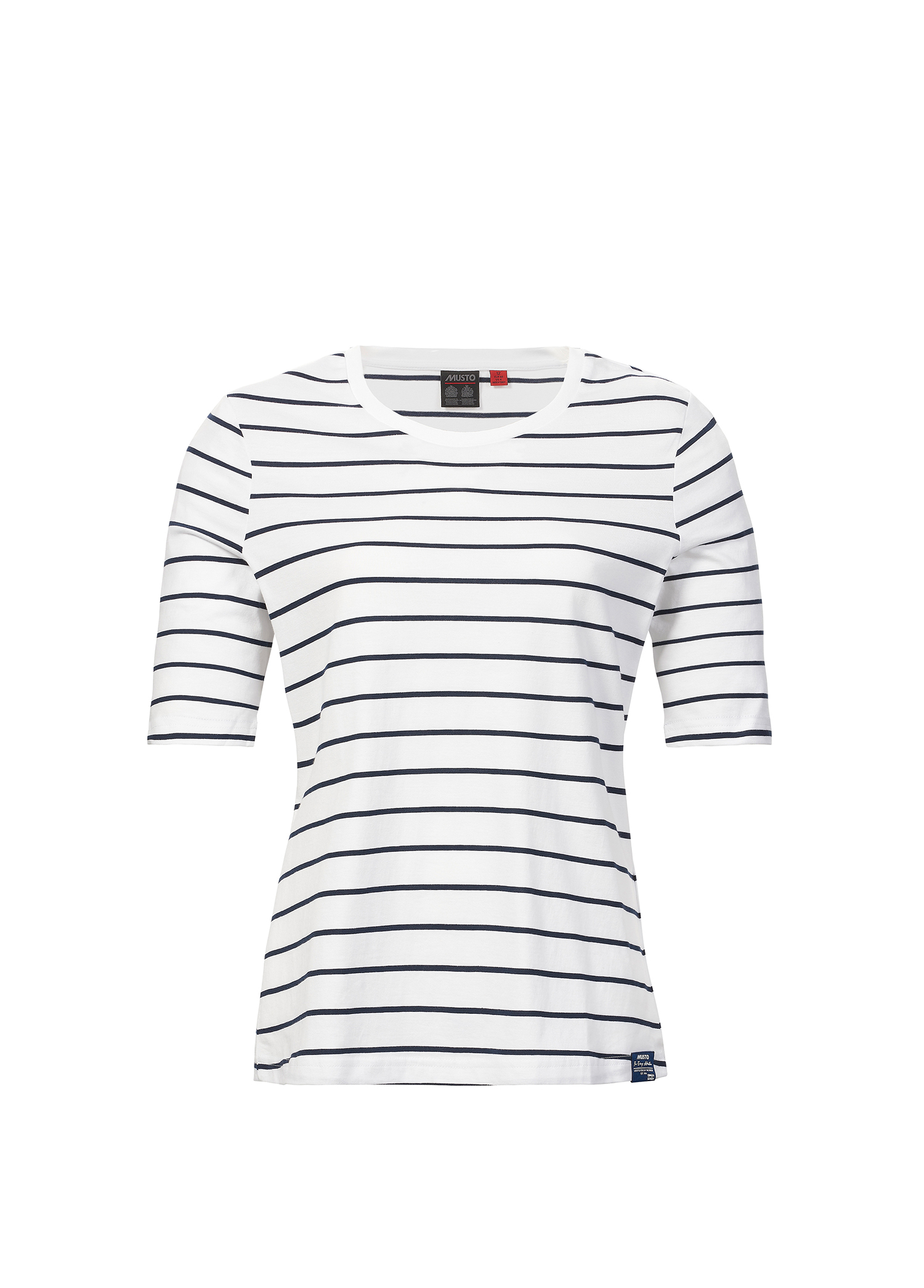 W Marina Stripe Beyaz Kadın T-shirt