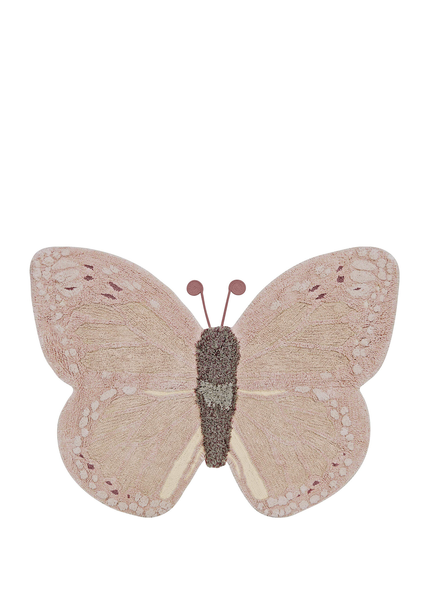 Baby Butterfly Pembe Çocuk Odası Halı 90 x 120 cm
