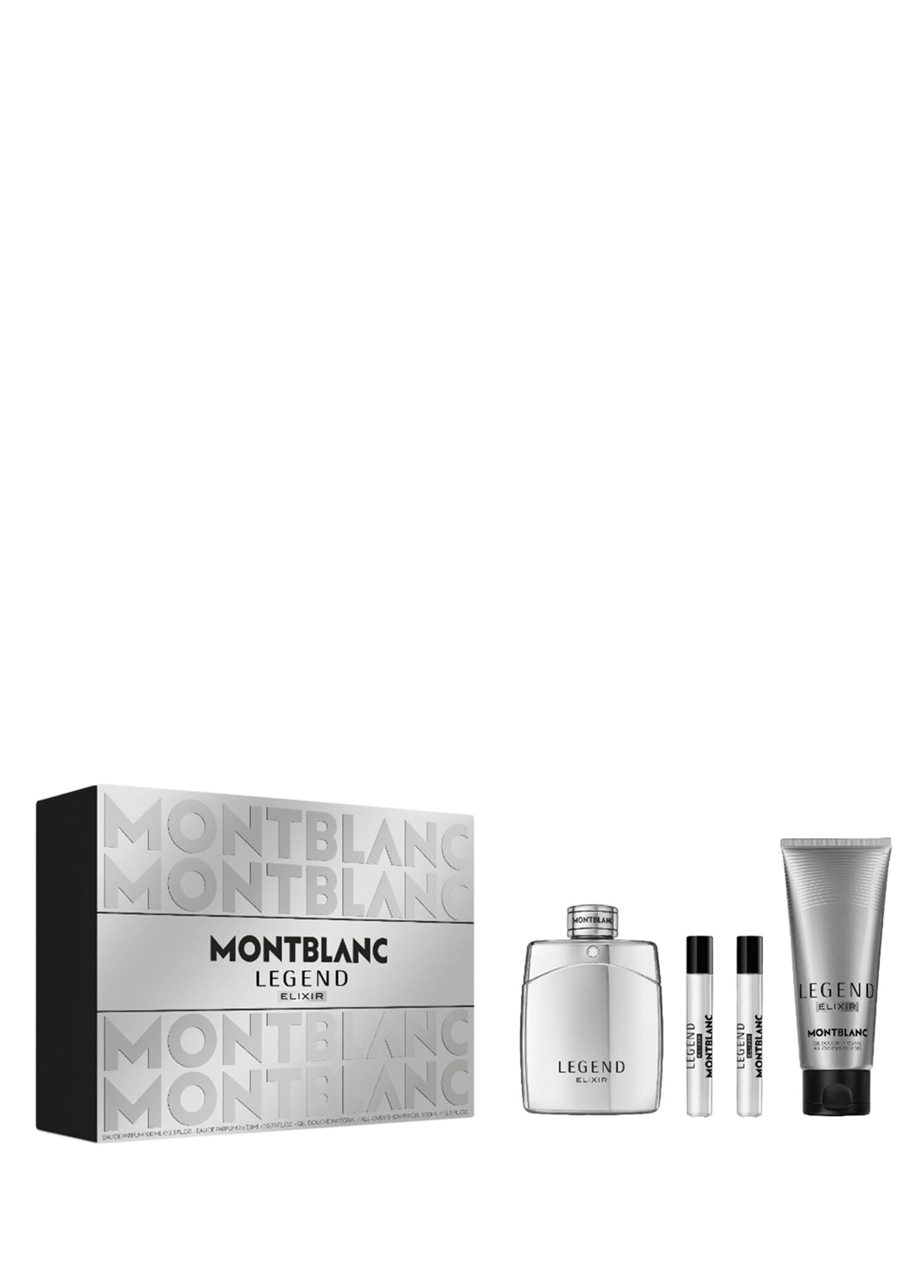 モルモ　ホワイト・シルバーセット Montblanc - Legend Elixir Men's Perfume Set