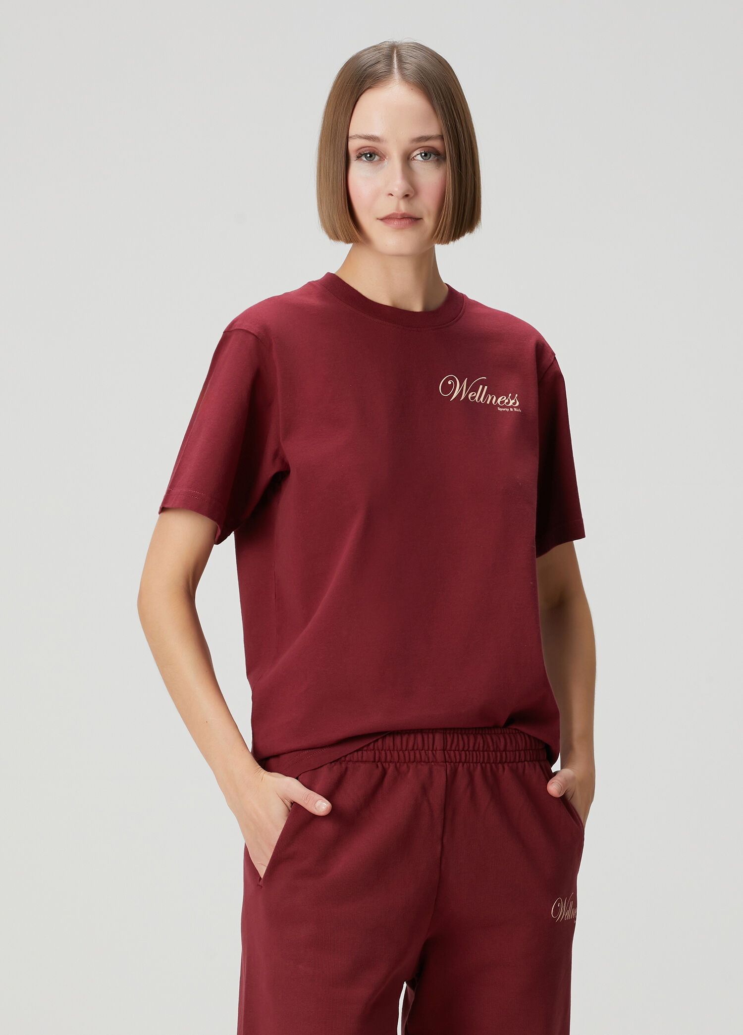 Wellness Bordo T-shirt