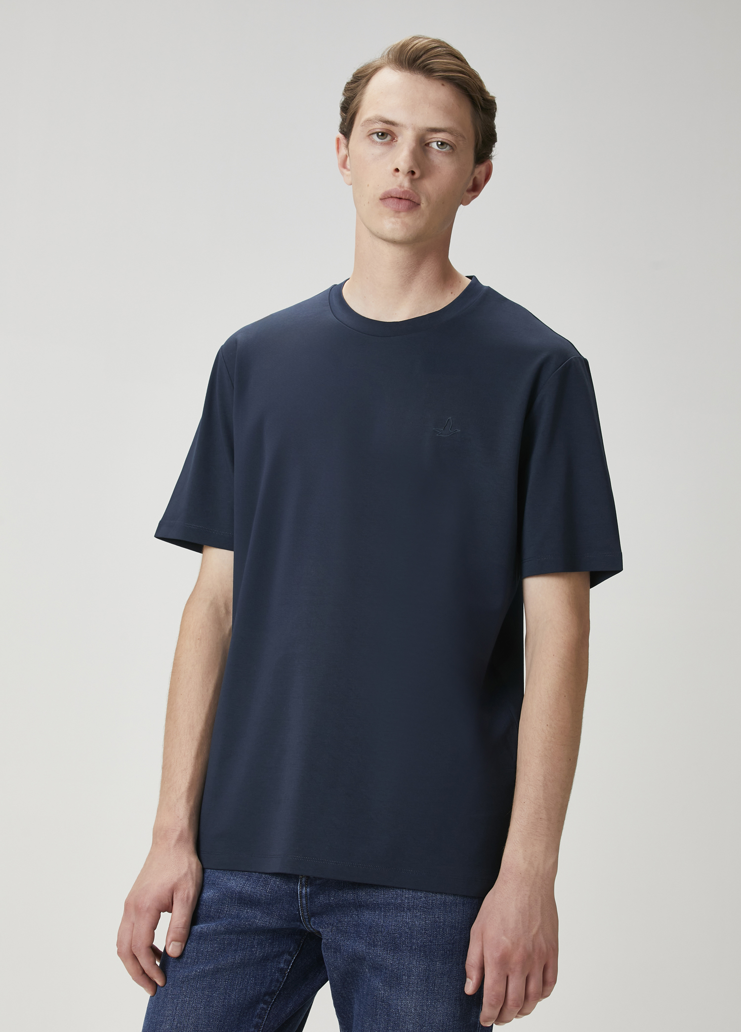 Relax Fit Lacivert T-shirt_2