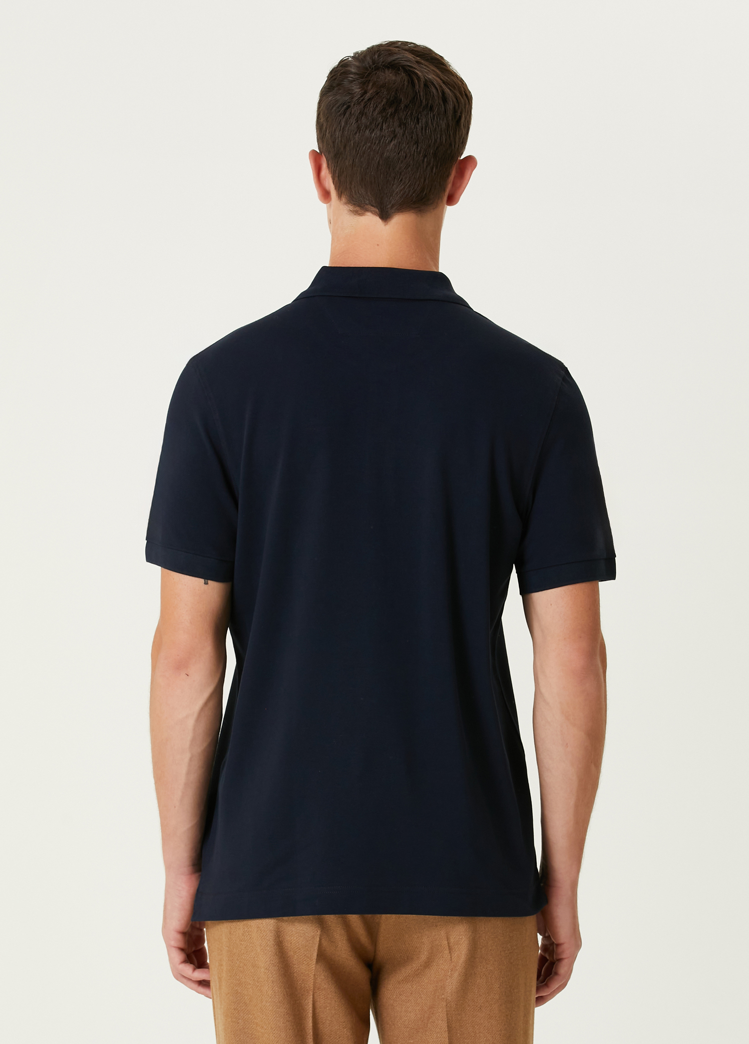 Lacivert Polo Yaka T-shirt_4