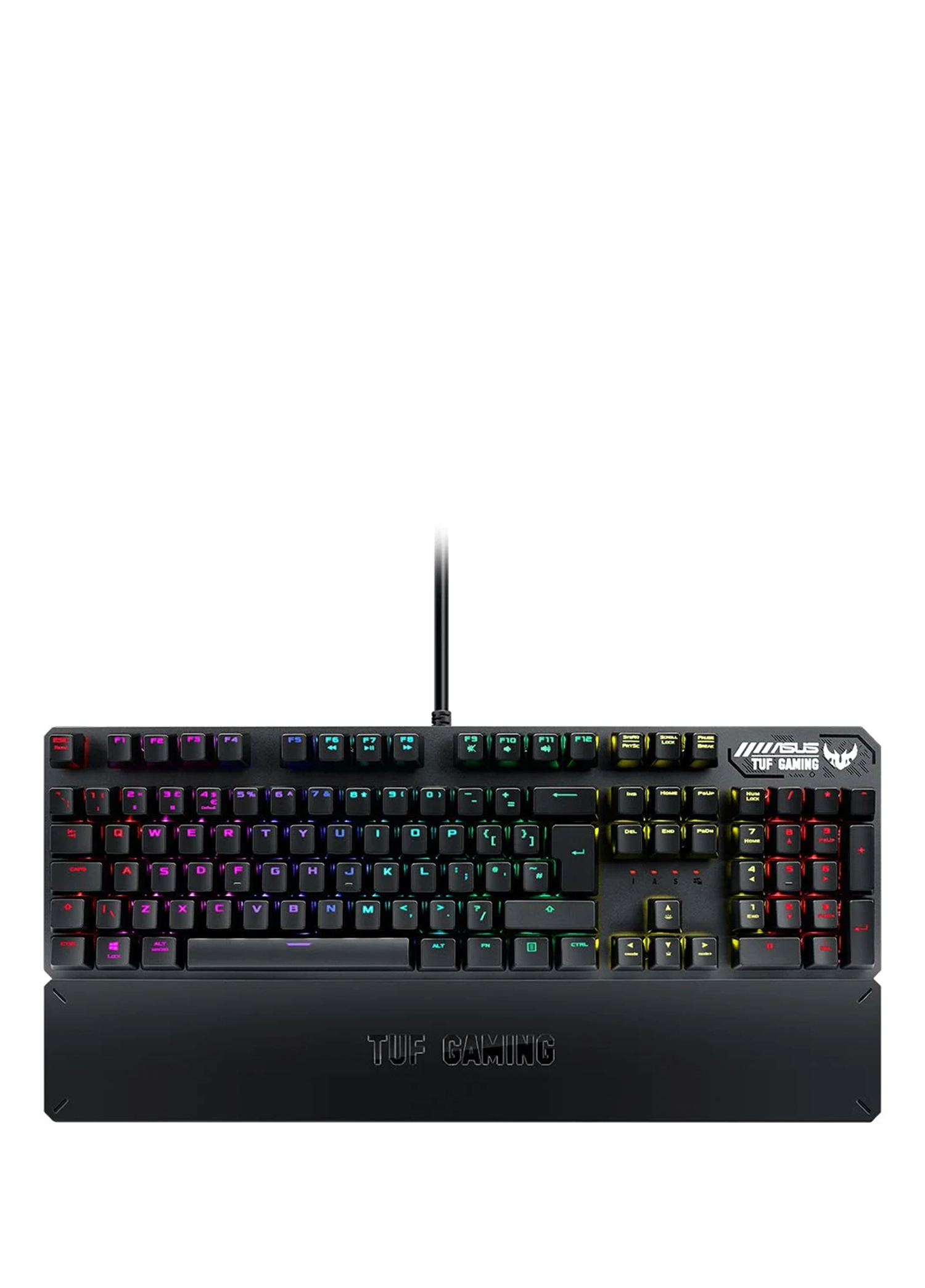 90MP01Q0-BKYA00 TUF Gaming K3 Aura Sync RGB Red Switch Bilek Destekli Mekanik Oyuncu Klavyesi