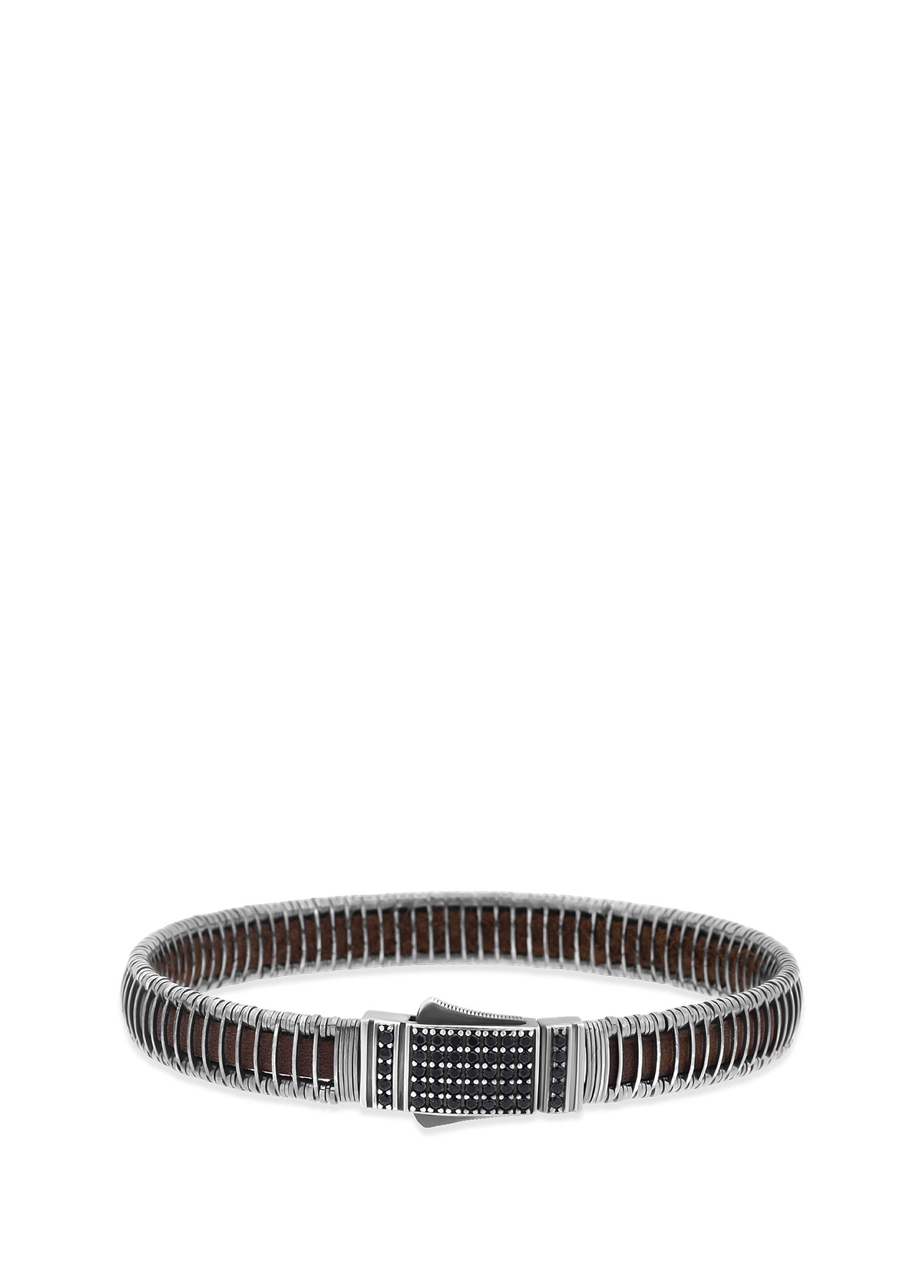 Orena Jewelry Siyah Erkek Volta Black 925 Ayar Gümüş Siyah Rodyum Kaplama Erkek Bileklik 2057963 | Beymen
