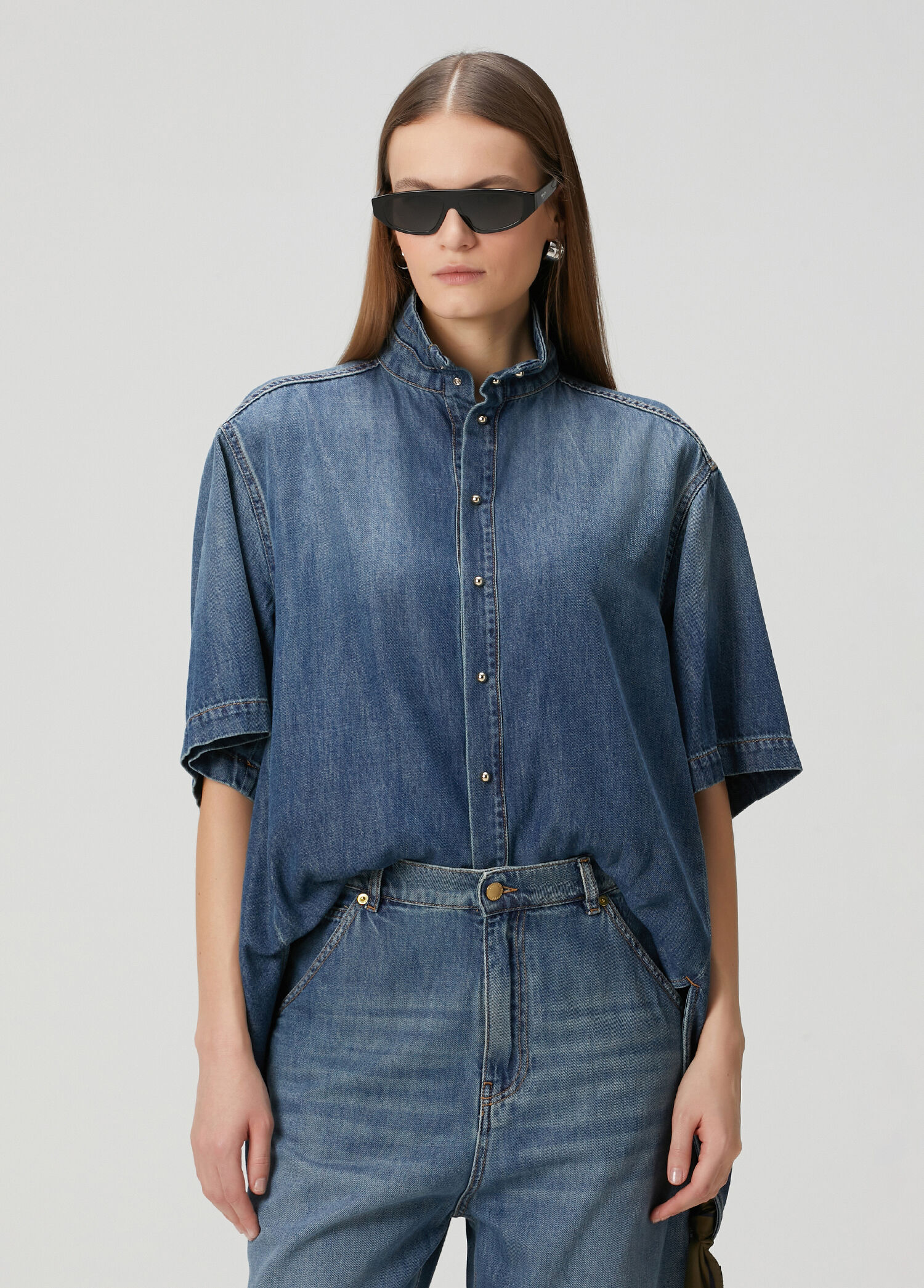 Roberta Mavi Denim Gömlek