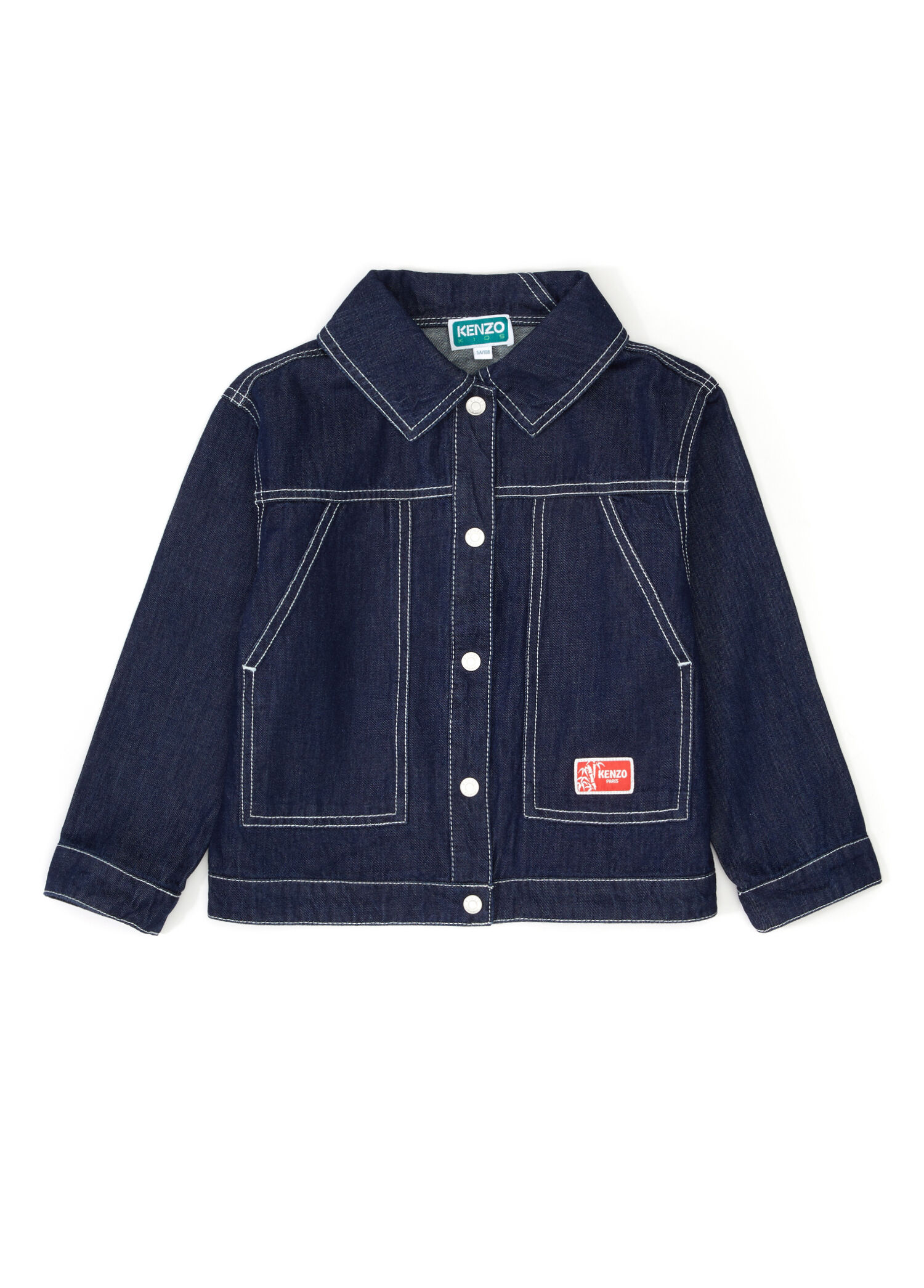 Çok Renkli Kız Çocuk Denim Ceket
