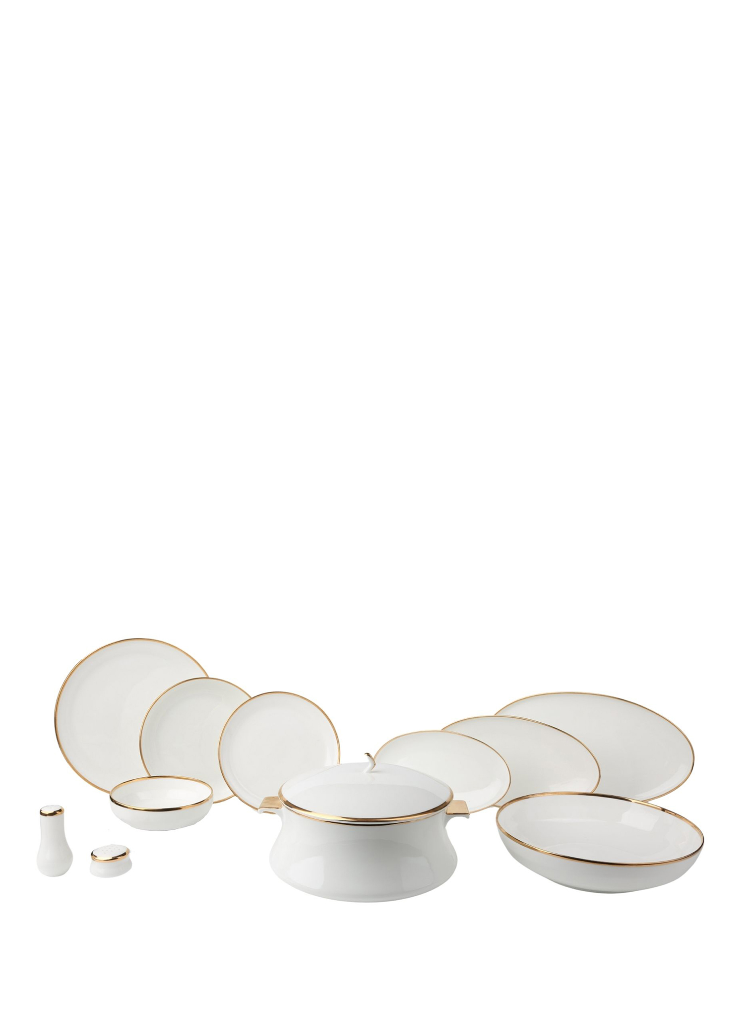 Heritage Gold 60 Parça Bone China Yemek Takımı