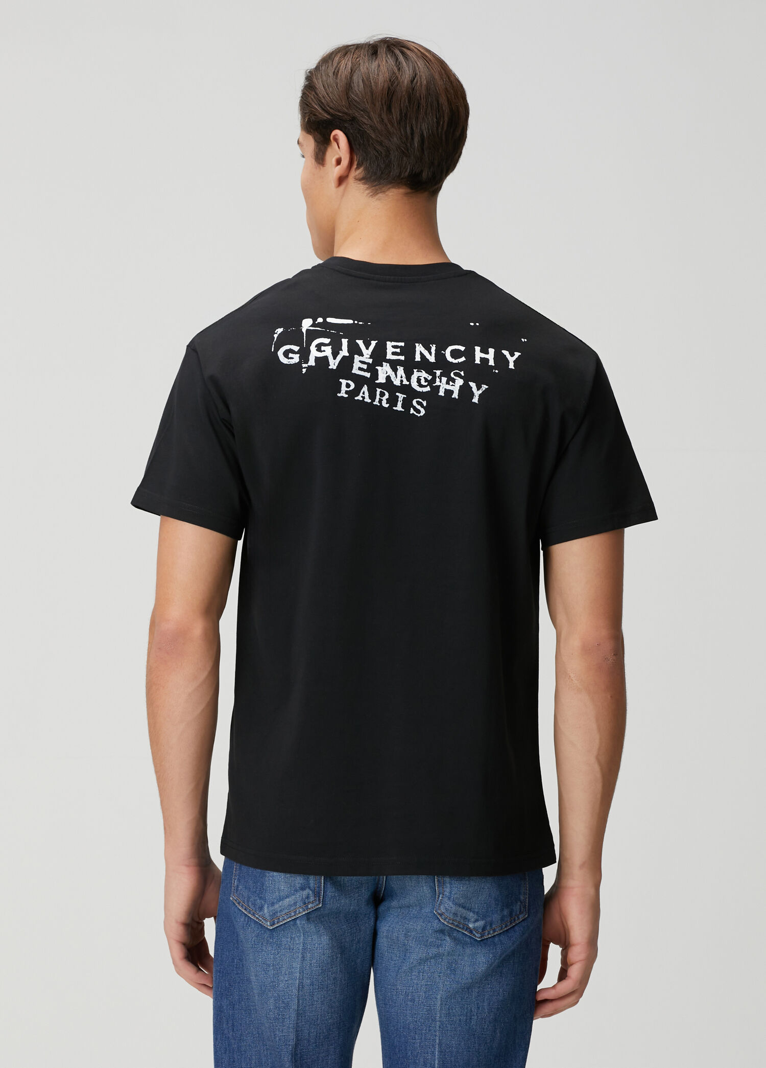 Givenchy Siyah Erkek Siyah Logo Baskılı T-shirt 1874596 | Beymen