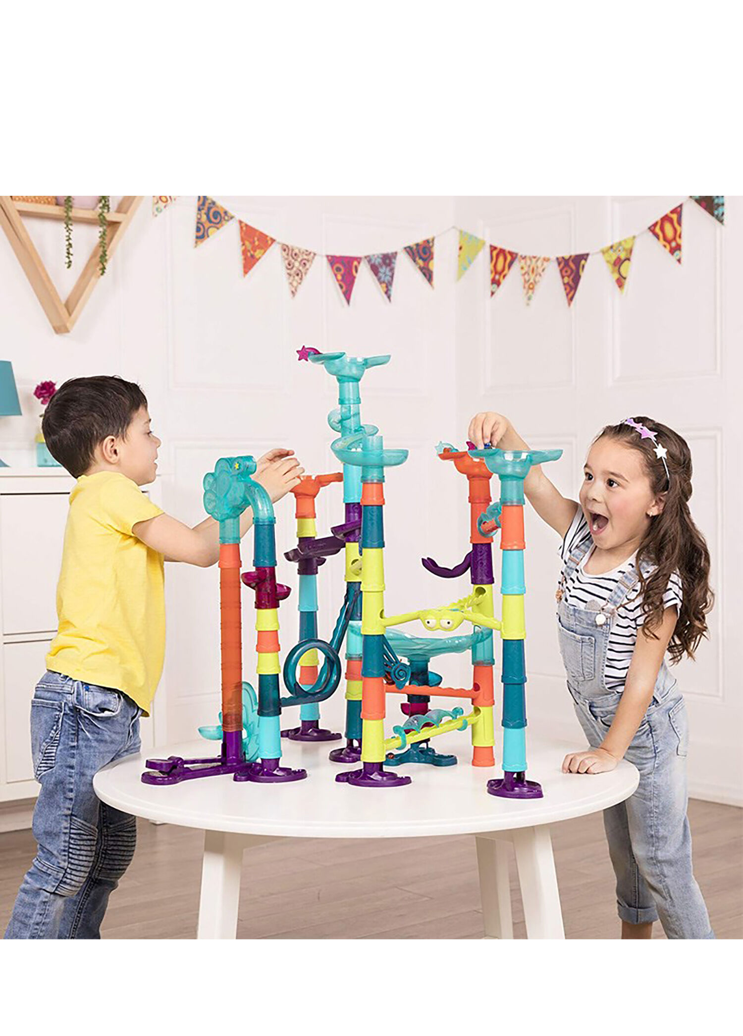 B.Toys - Eğlenceli Sesli ve Işıklı Misket Parkuru - Çok Renkli