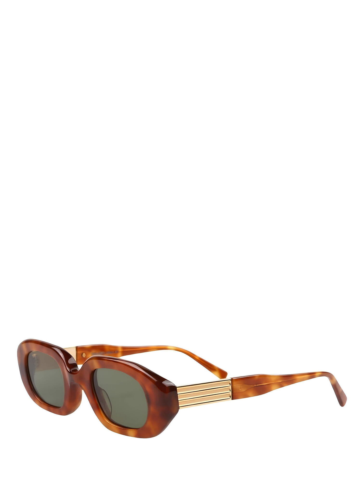 Ge-Cc2 - C03 Havana Asetat Unisex Güneş Gözlüğü