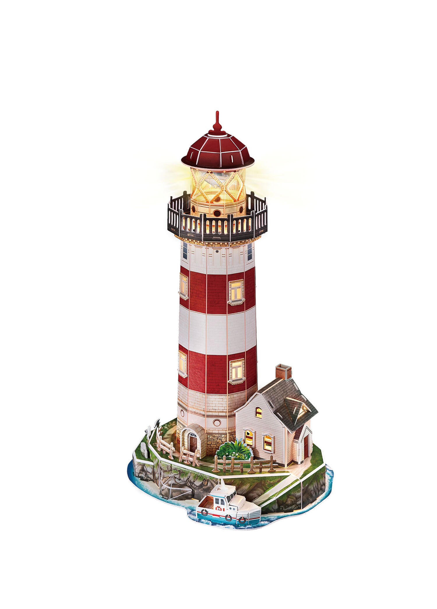 Deniz Feneri Led Işıklı 72 Parça 8+ Yaş 3D Puzzle L540h
