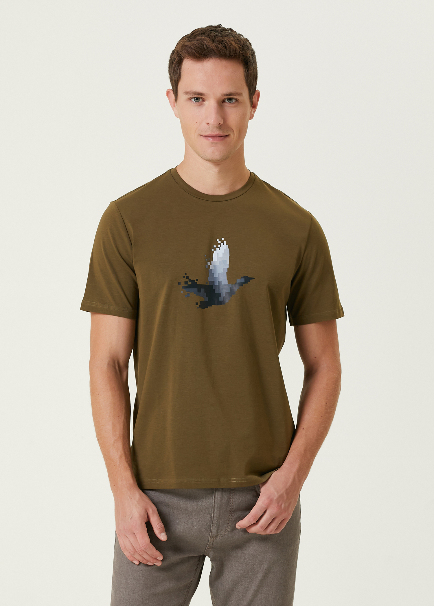 Haki Logolu T-shirt