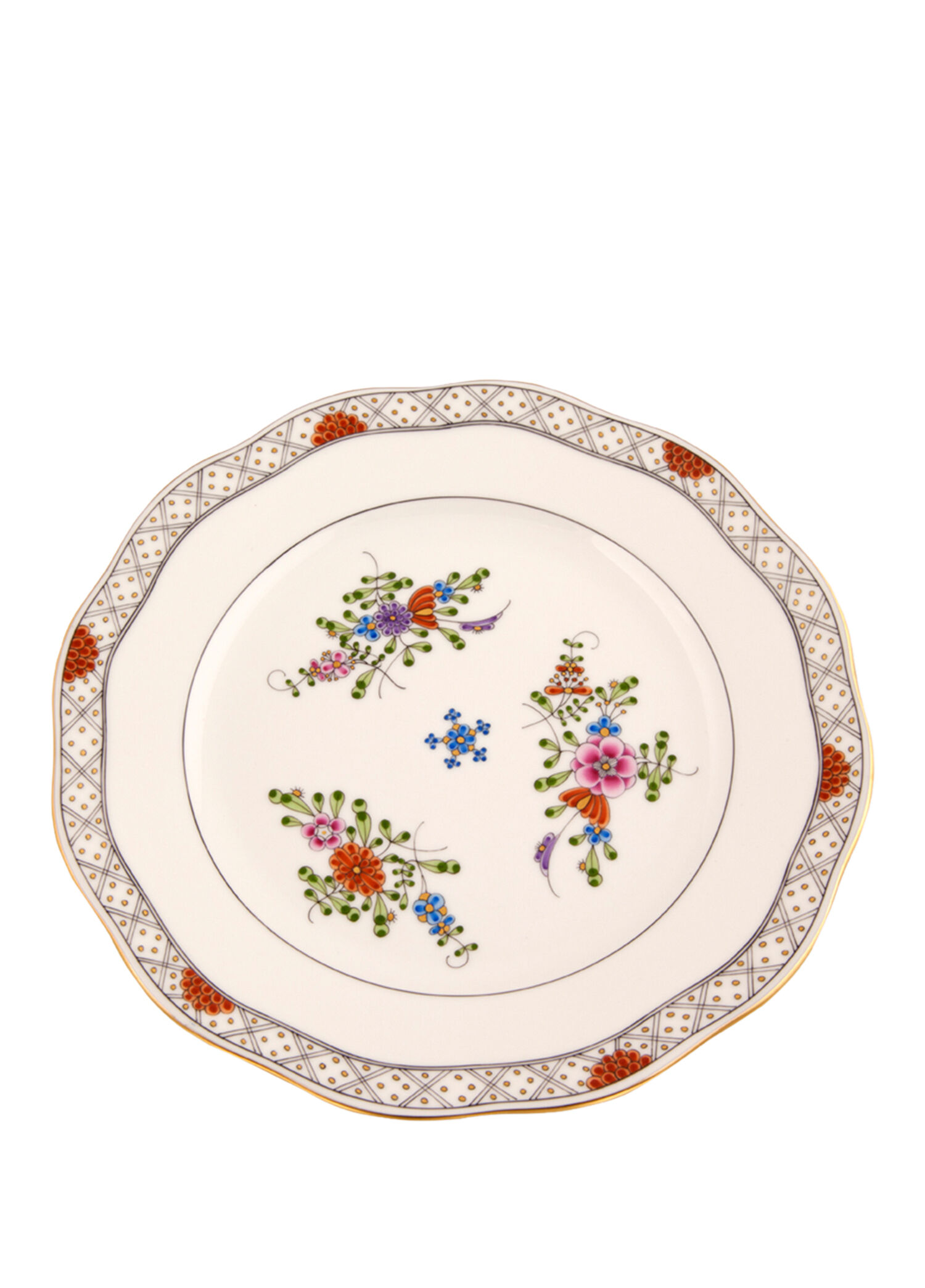 Comrmc Desenli Porselen Yemek Tabağı 28.8 cm