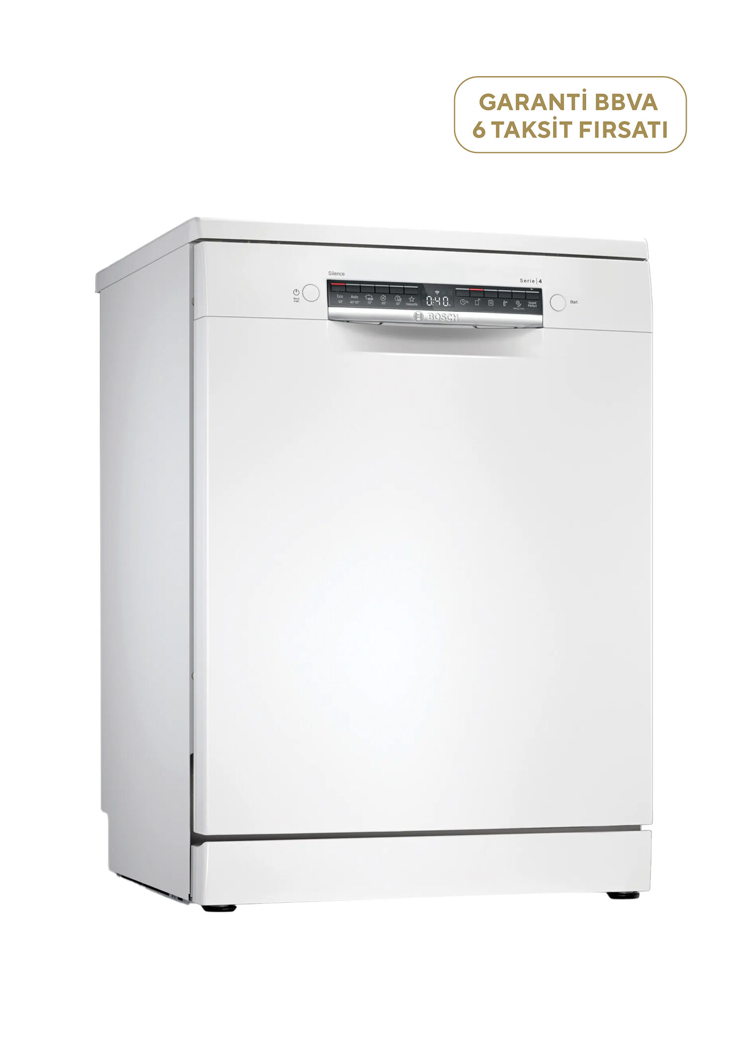SMS4IMW62T Serie 4 Beyaz 6 Programlı Bulaşık Makinesi