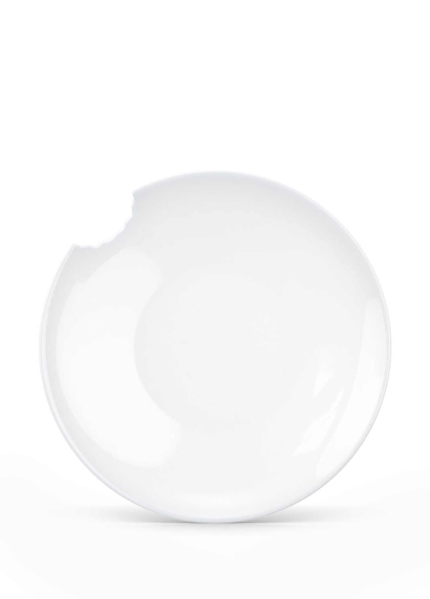 Bite Beyaz 2'li Porselen Çukur Tabak 24 cm