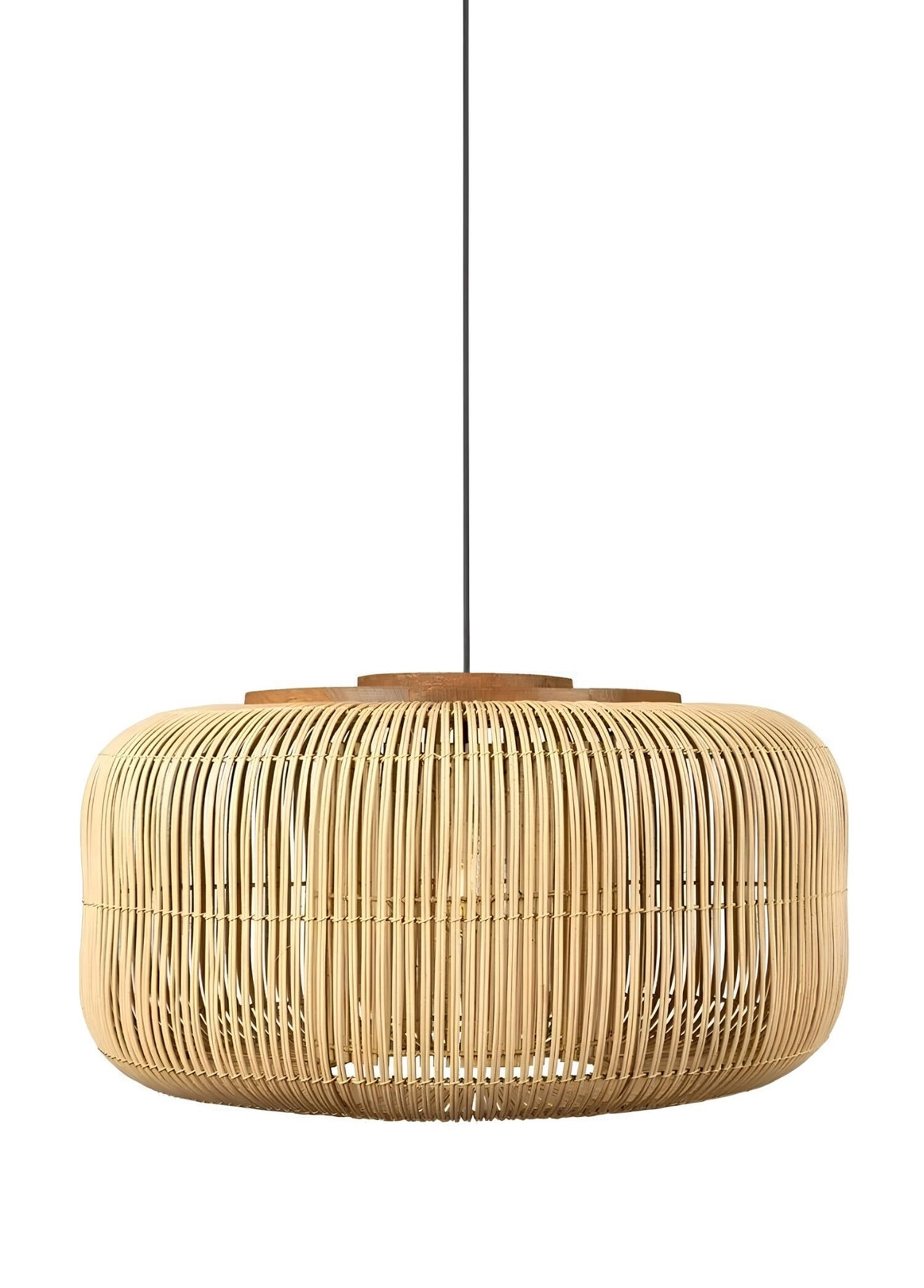 Bucket Natural Rattan Sarkıt