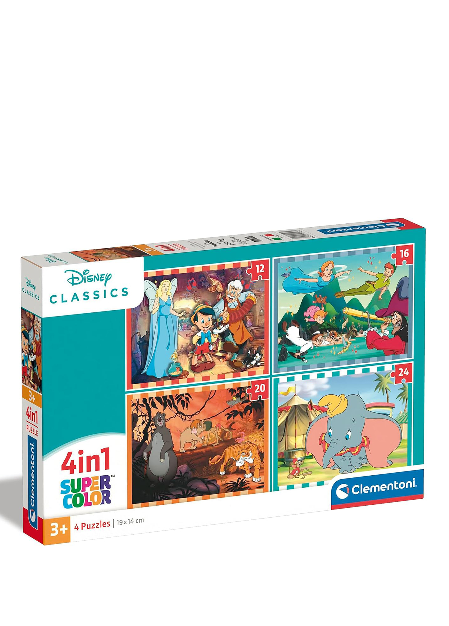 Disney Classics 4 in 1 72 Parça Puzzle