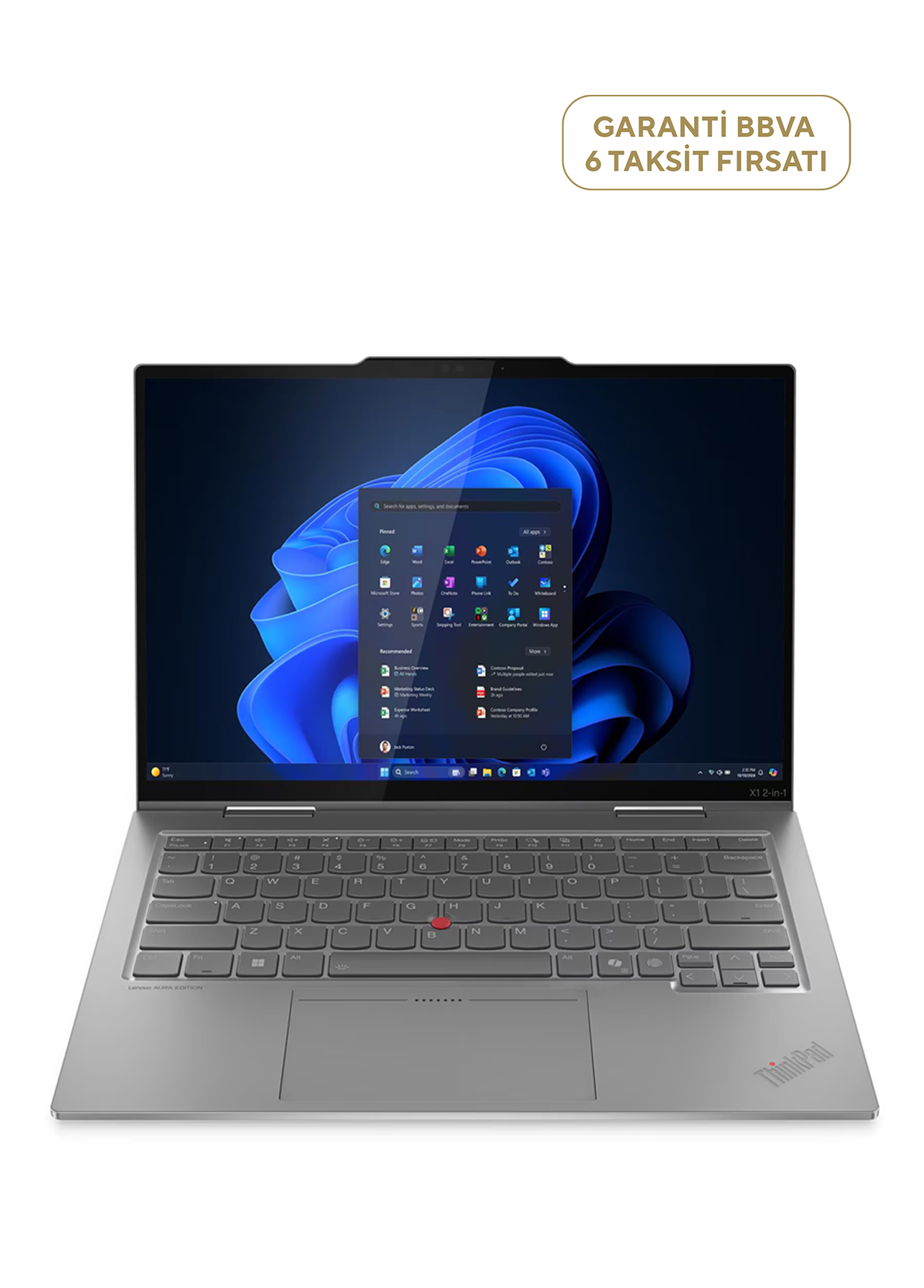 Lenovo - ThinkPad X1 2in1 Gen 10 Aura Edition Ultra 7 258V 2.8K