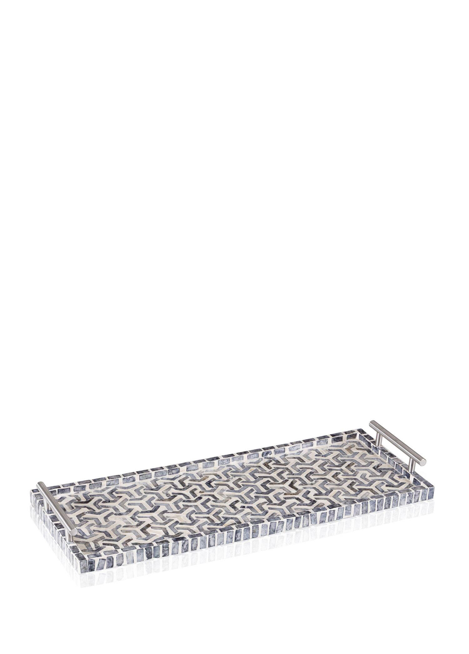 Sedef Seramik Dikdörtgen Tepsi 50 x 18 cm