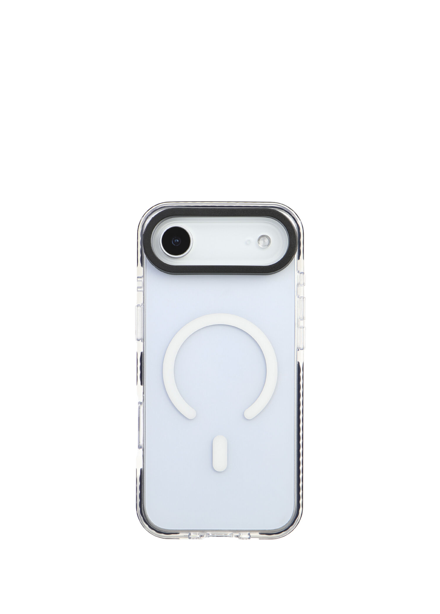 iPhone 17 Air Gri Premium Darbe Emici Lüks Kamera Korumalı MagSafe Uyumlu Telefon Kılıfı