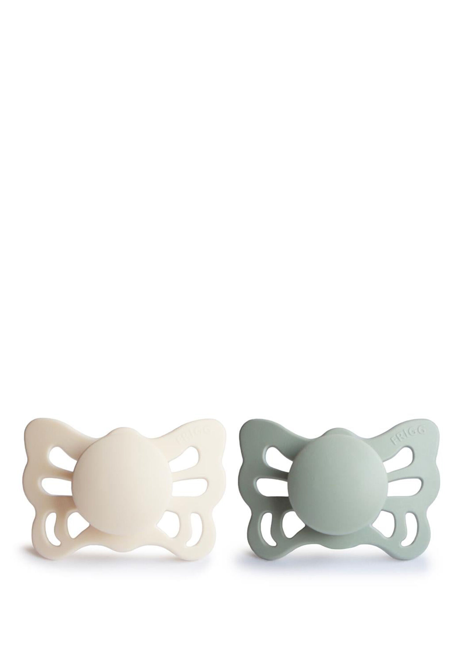 Butterfly Cream Sage 0-6 Ay Silikon Ortodontik 2'li Emzik