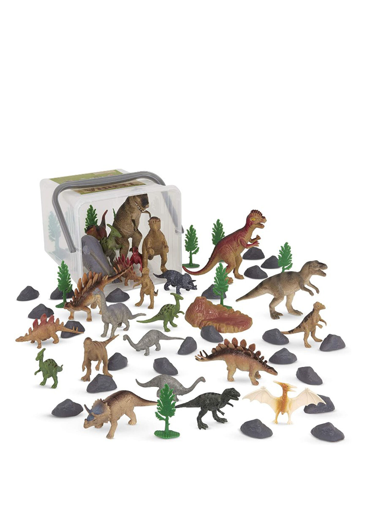 Dinozor Dünyası 60 Parça Büyük Figür Oyuncak Seti