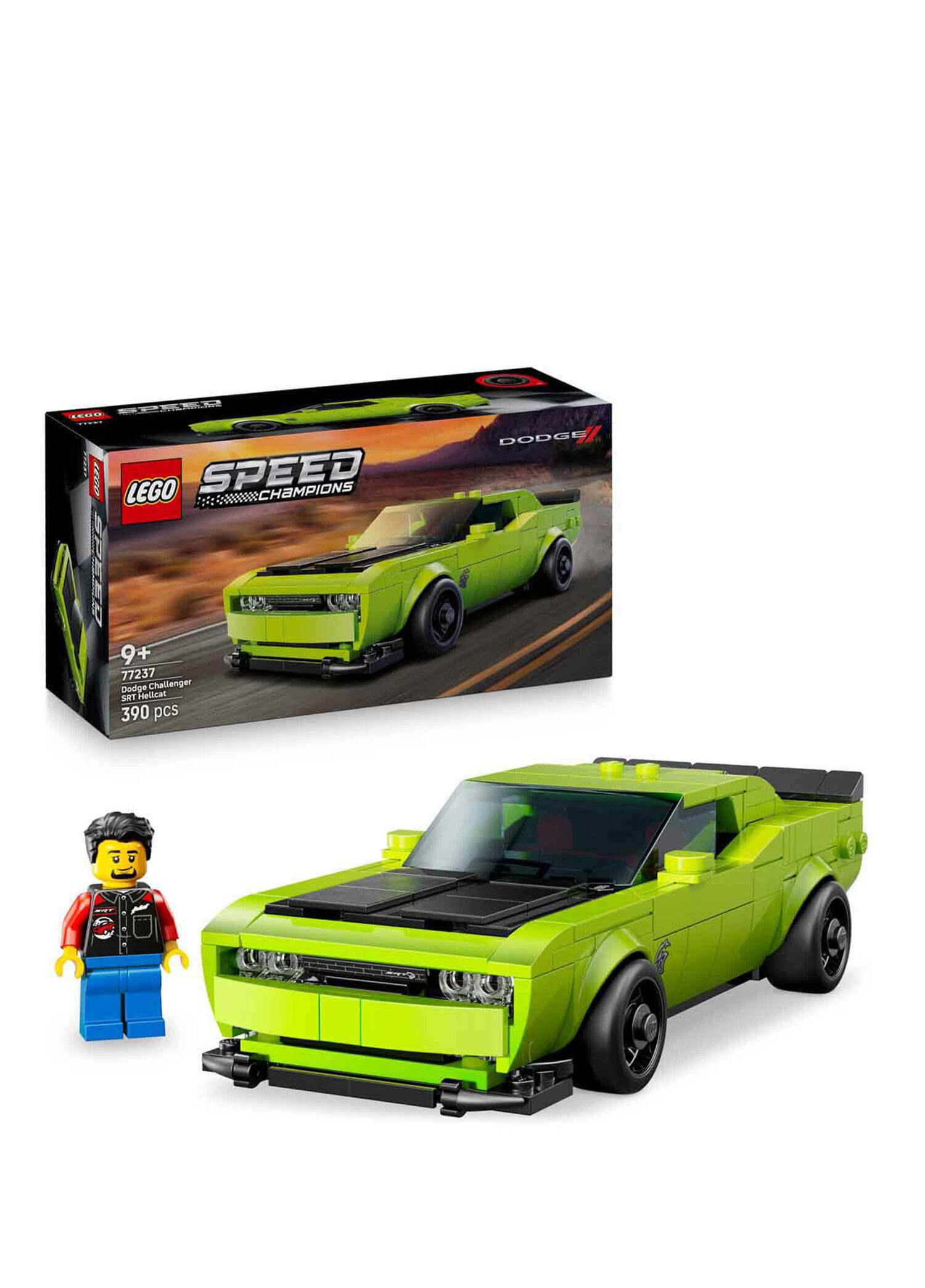 Speed Champions Dodge Challenger SRT Hellcat Spor Araba 390 Parça 9+ Yaş Yapı Oyuncağı 77237