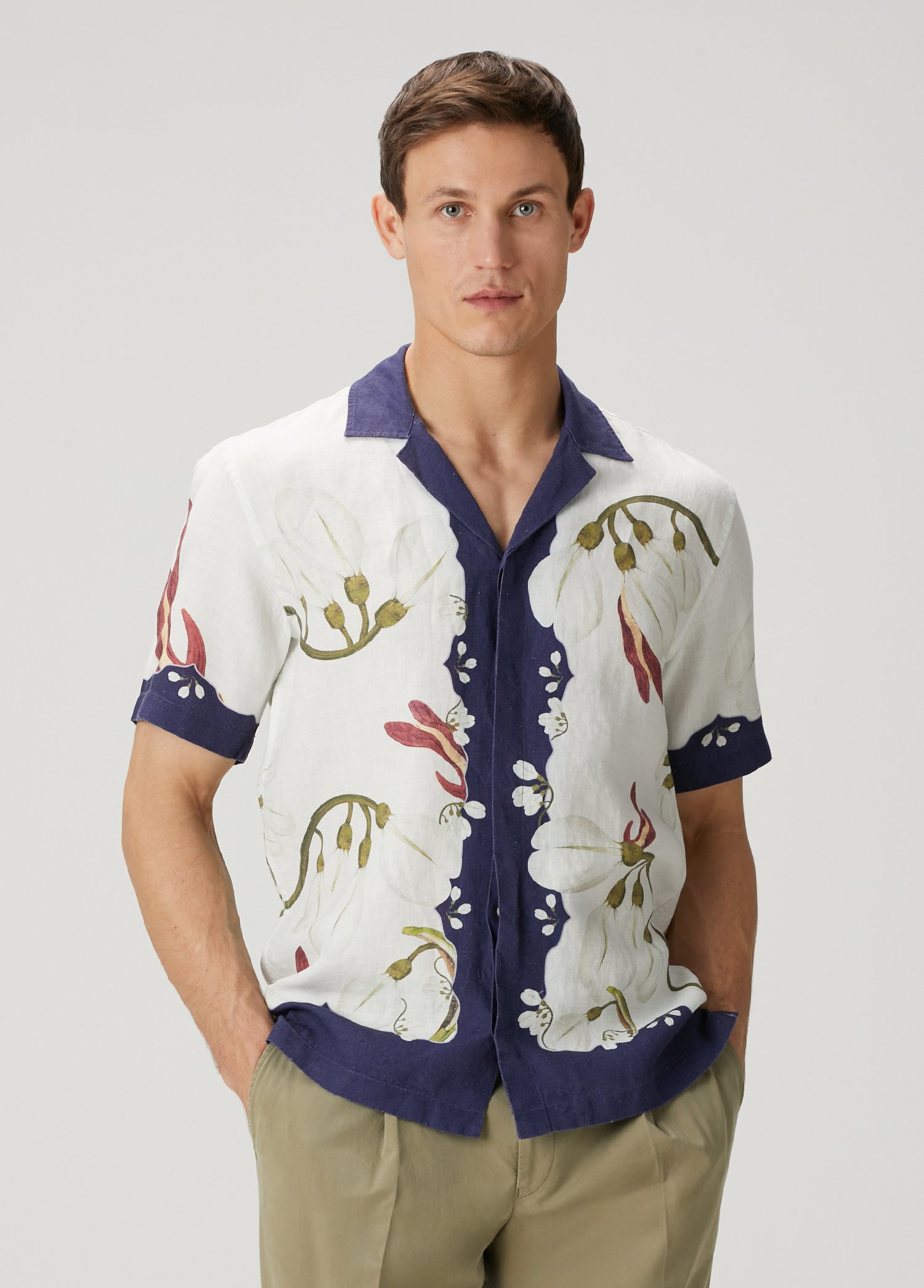 Broken White Orlebar Brown Broken White Men Relaxed Orchis