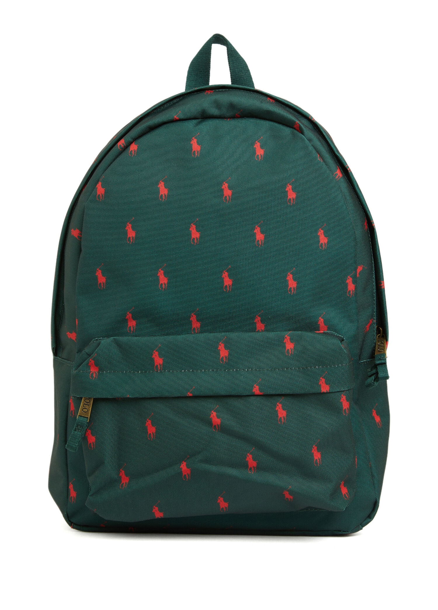 Yeşil Logo Baskılı Unisex Çocuk Sırt Çantası