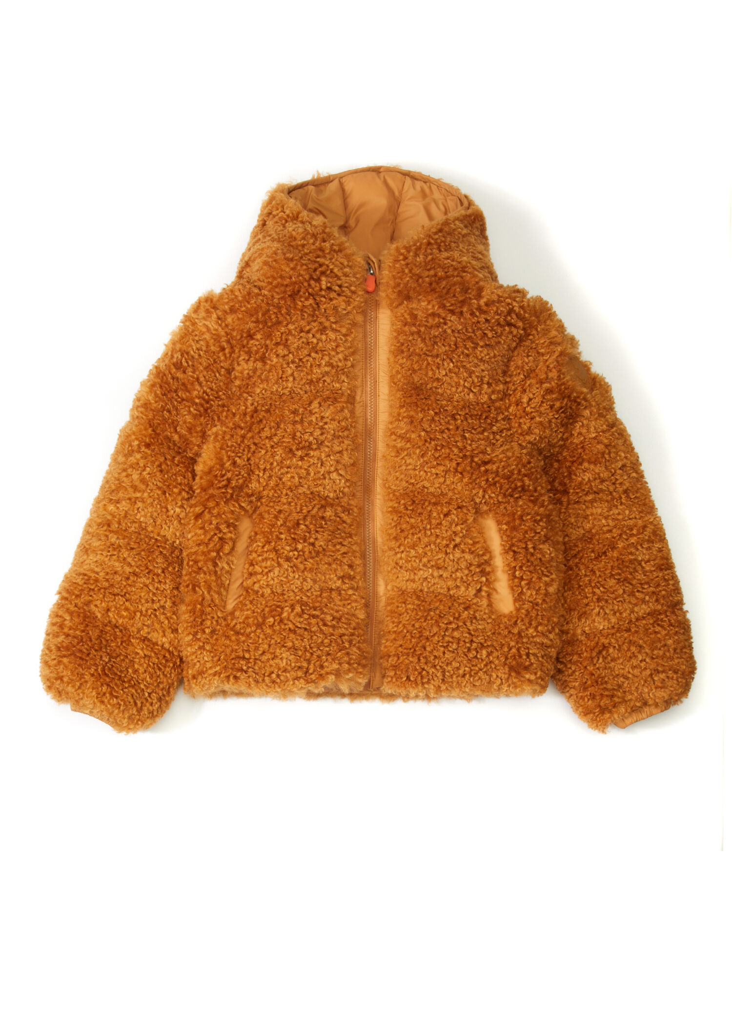 Kenda Taba Kapüşonlu Kız Çocuk Teddy Mont
