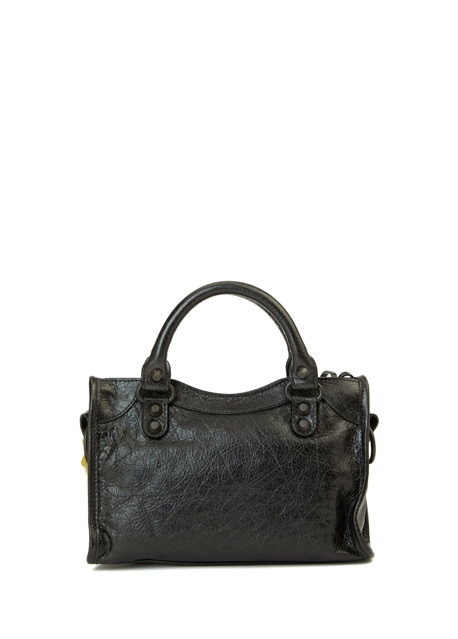 Balenciaga Siyah Kadın Le City Mini Siyah Kadın Deri Çanta 1659785