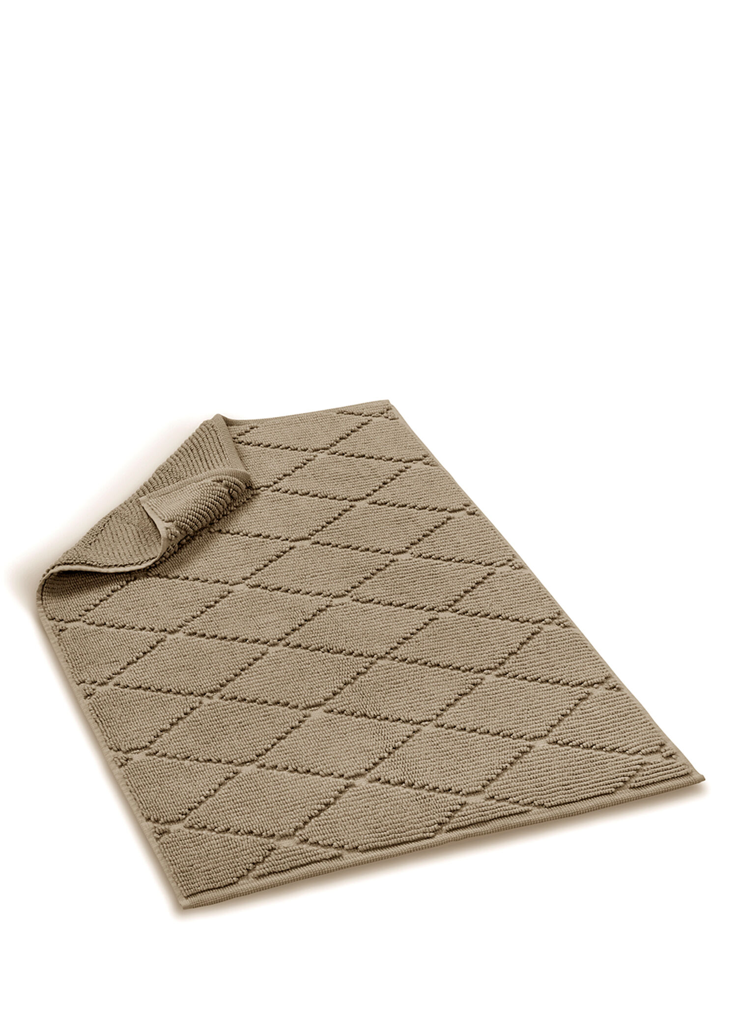 Diamonda Warm Gray Pamuk Banyo Paspası 60 x 90 cm